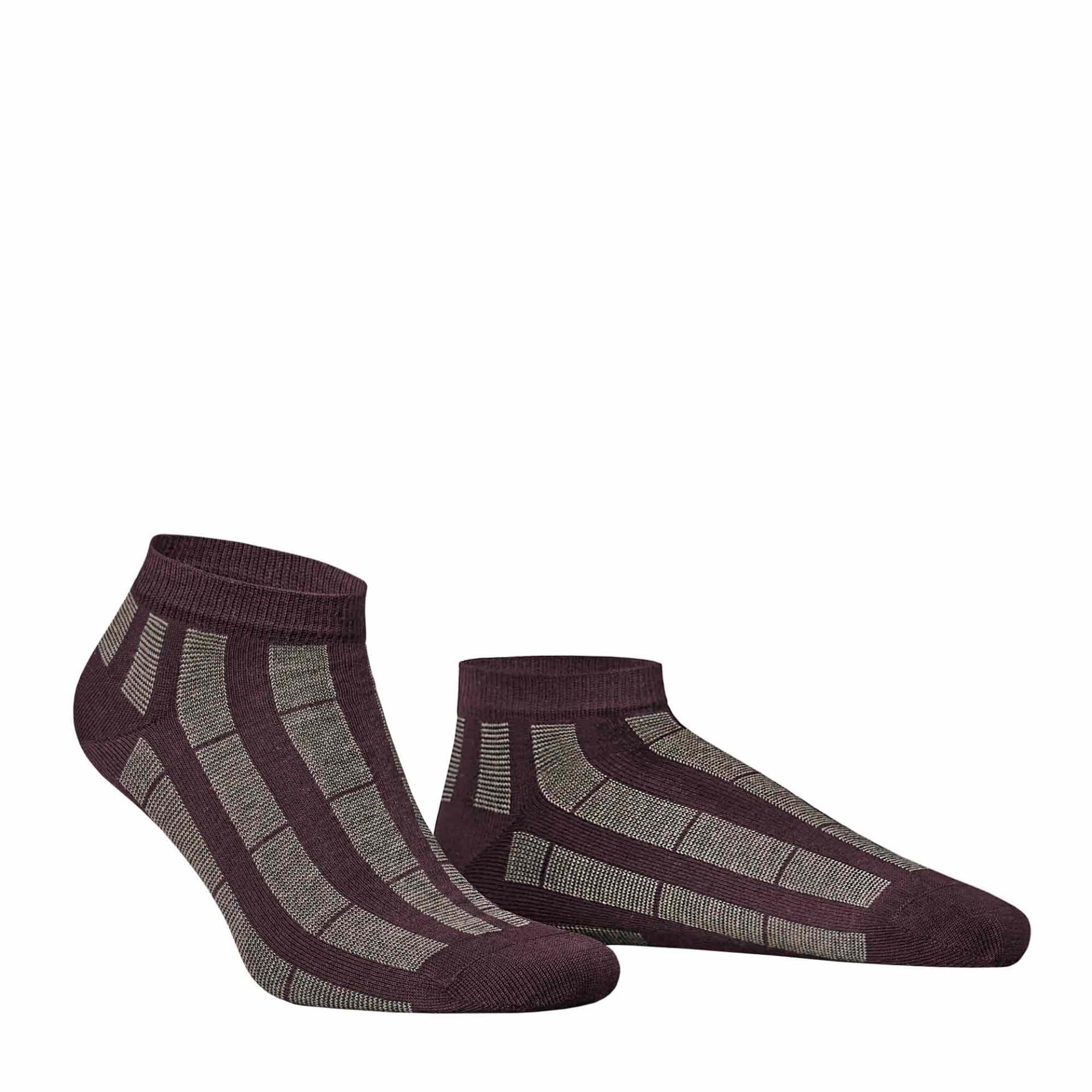 Hudson Pin Fashion Sneaker Socken, Blackberry,
