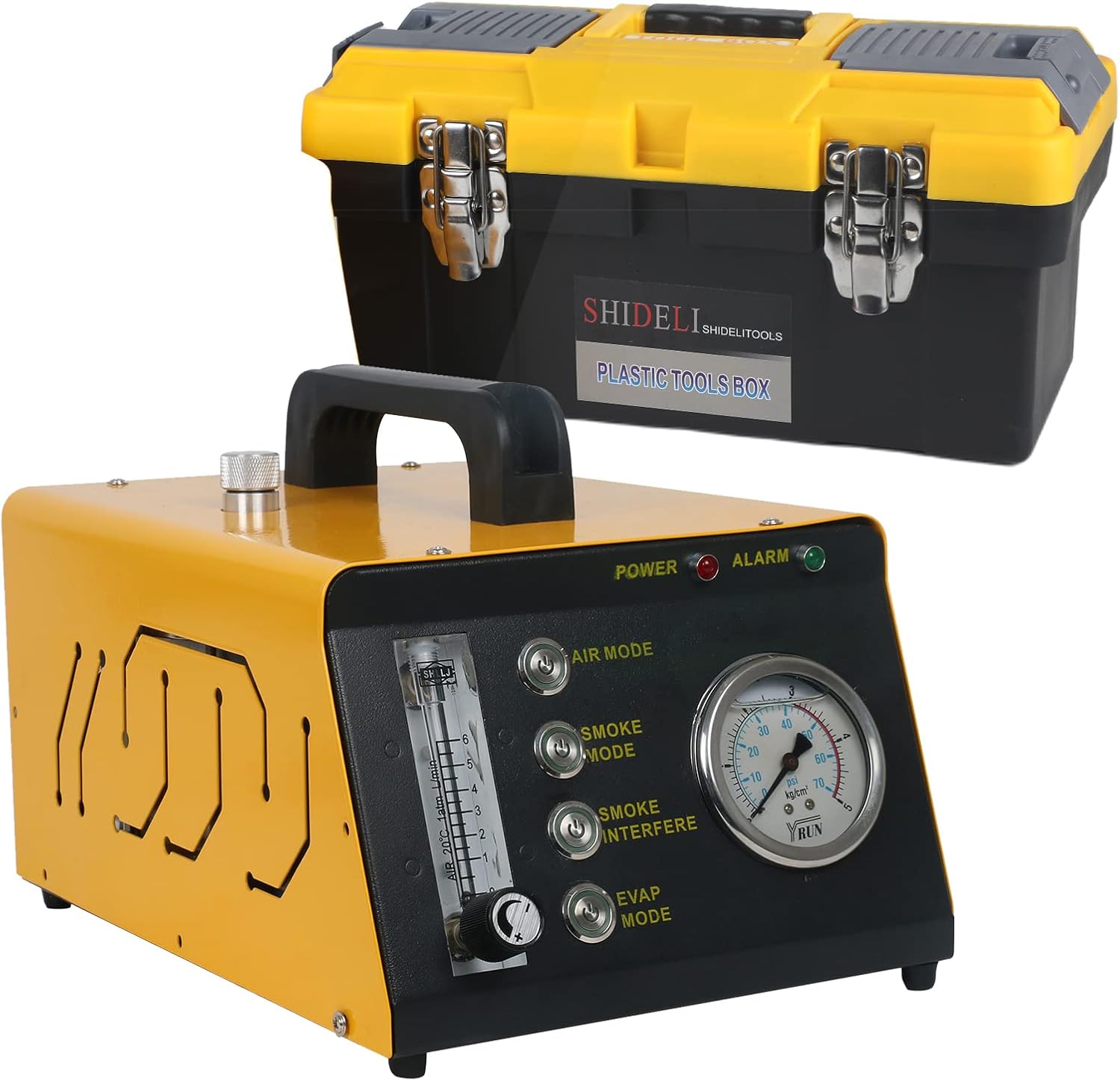 QPKING EVAP Smoke Fuel Leakage Tester 4 in 1 Car Conduit Pipe System