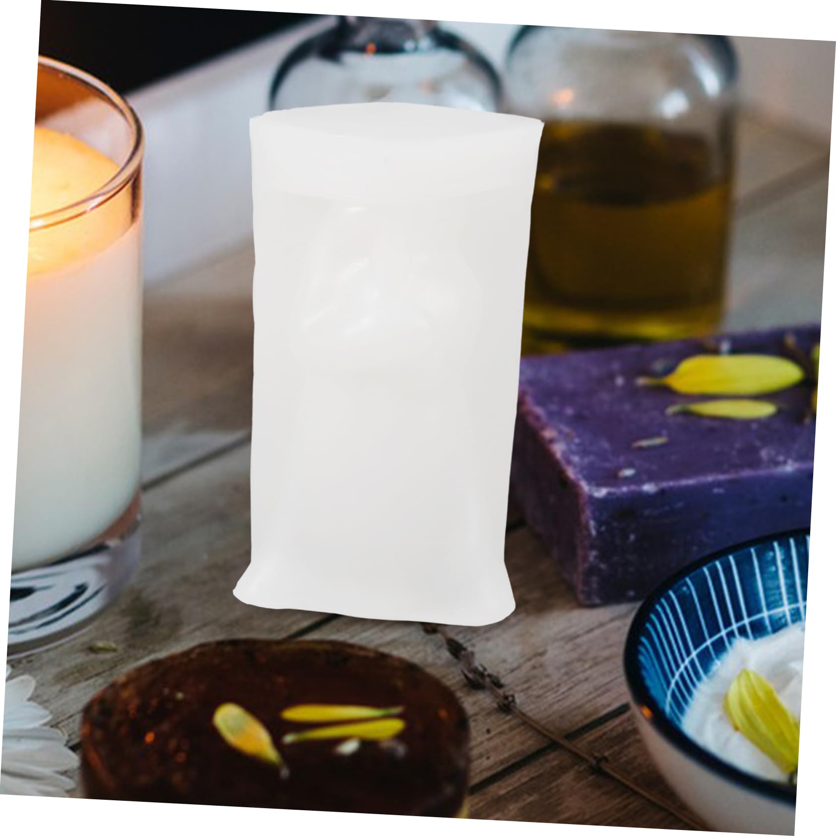 ARTIBETTER 5 Piezas Molde Para Vela Perfumada Perfumado Lavanda Ángel Moldes Bricolaje De Silicona Molde Humano Molde De Silicona Hecho a Mano Gel De Sílice