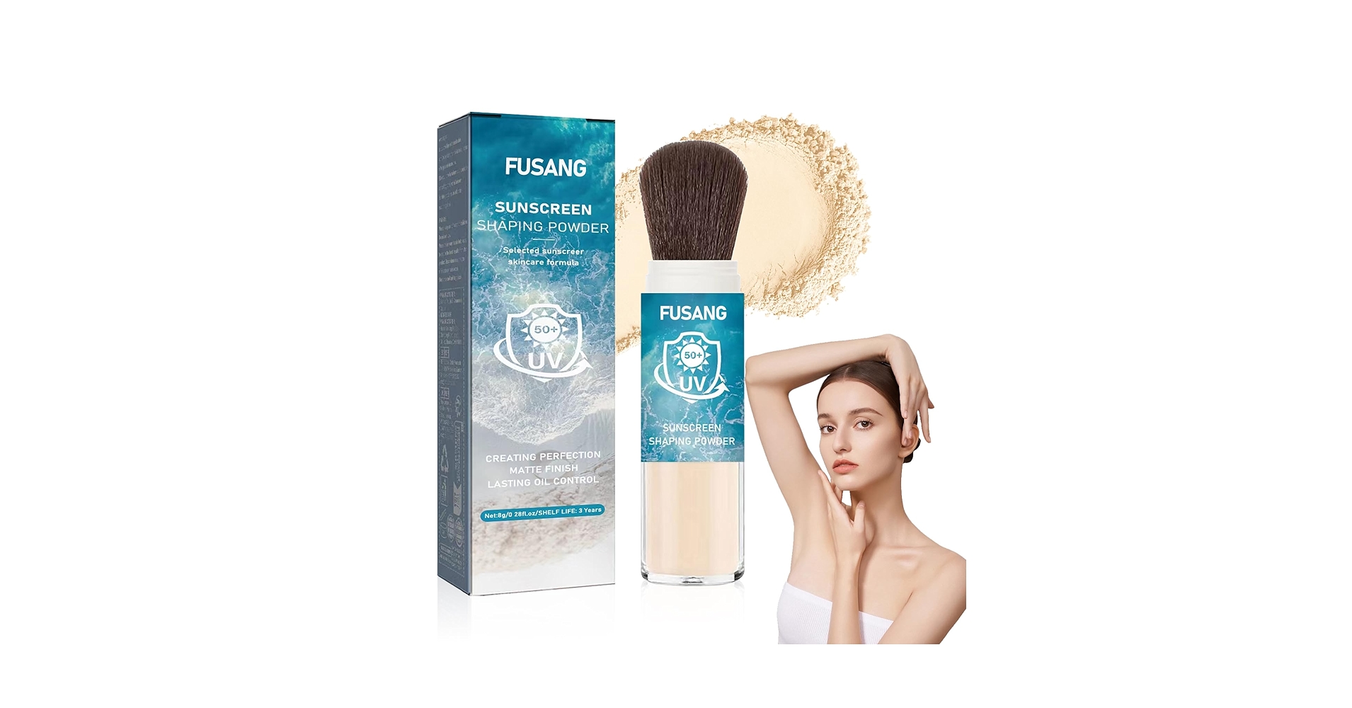 Amazon.com: Fusang Mineral Powder Sunscreen for Face
