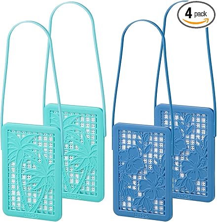 Amazon バルサン 虫こないもん 吊り下げ 虫よけ効果90日 屋外用 ヤシ ハイビスカス 4個入 虫除け成分ワイド拡散メッシュ構造 バルサン 防虫剤