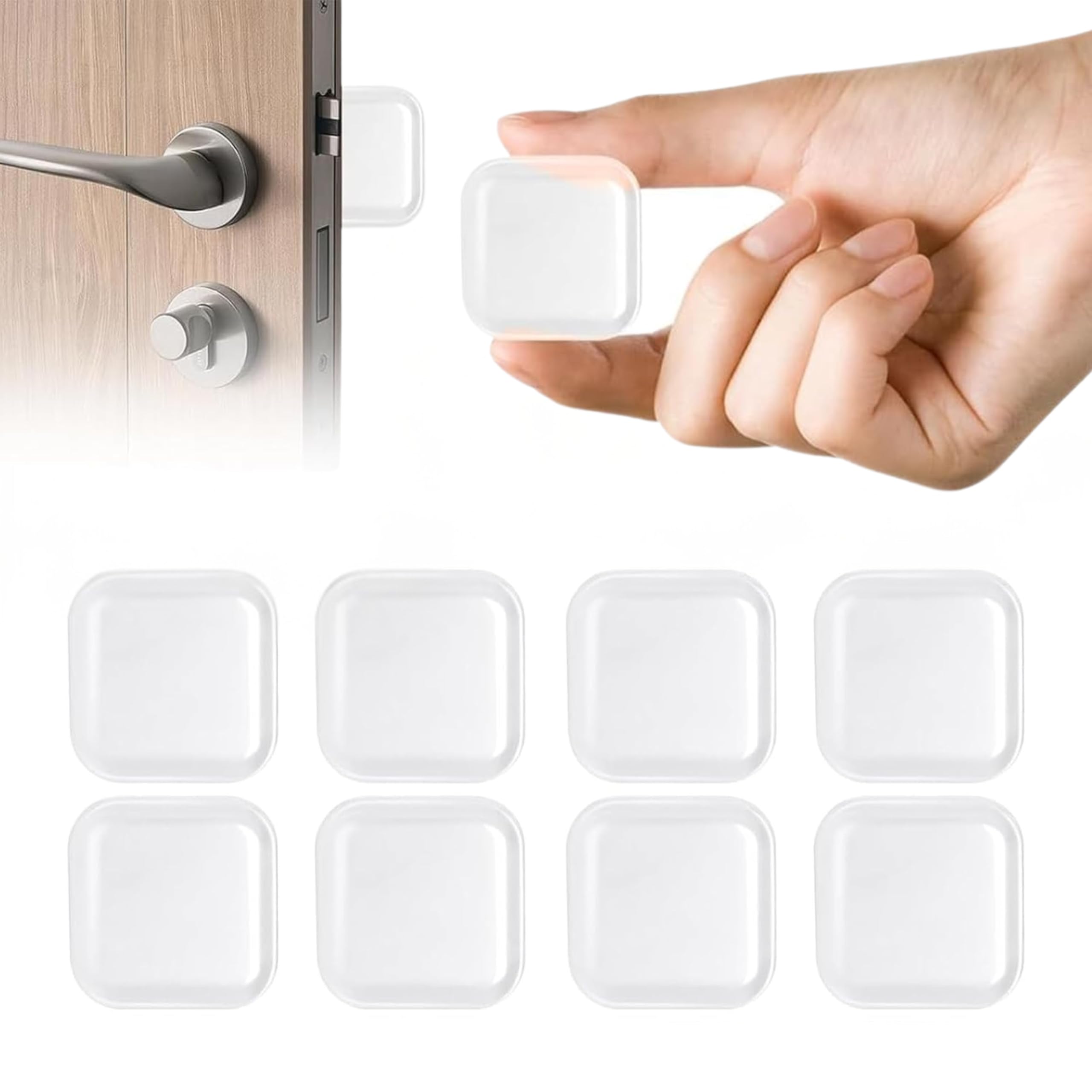 RANUR Door Bumpers - Protect Doors & Walls -9