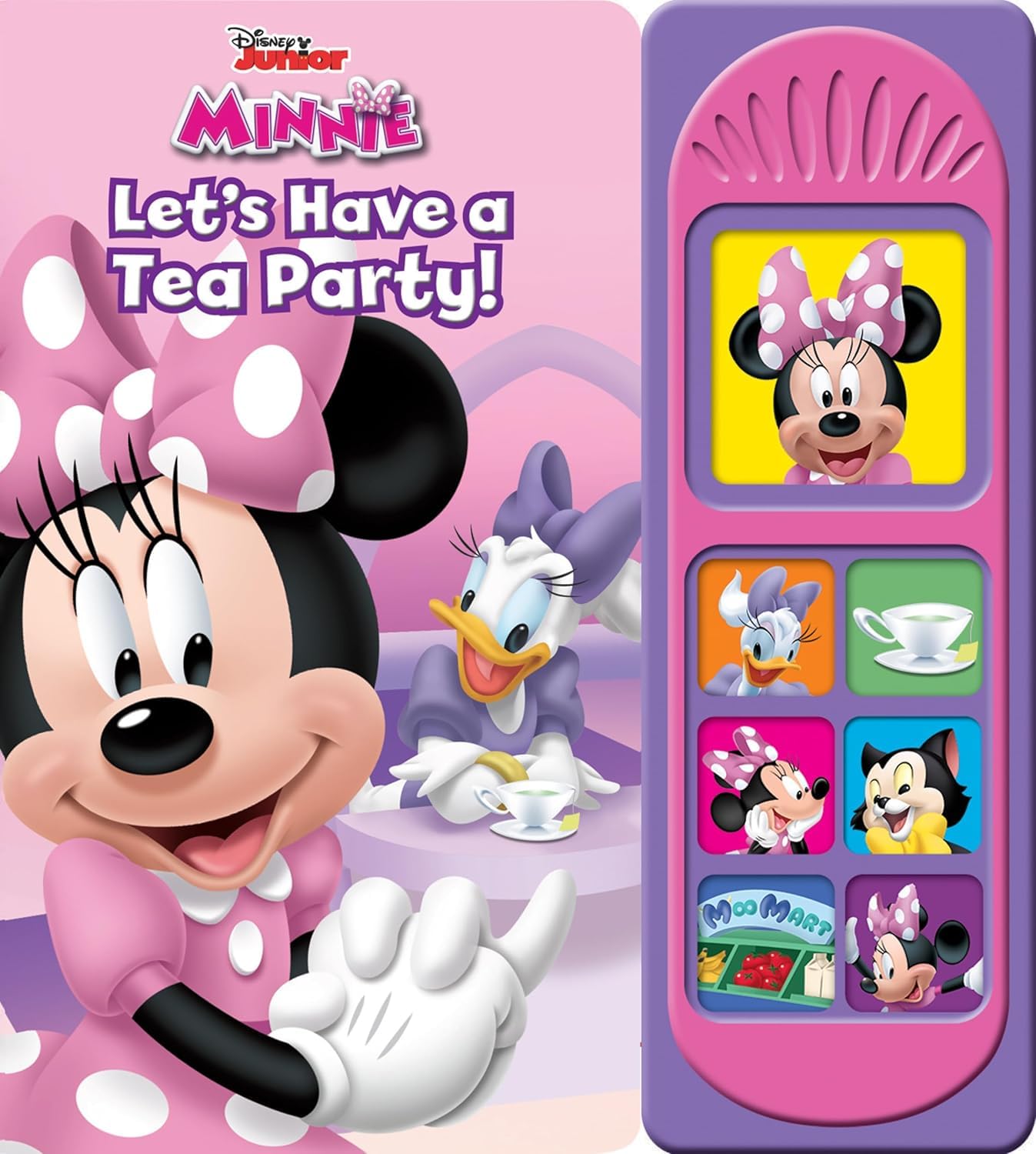 Libro sonoro di Minnie Mouse per più piccoli, set di libri di attività Disney con un libro sonoro di apprendimento interattivo più adesivi, molto altro | Regali di Minnie e amici per bambini