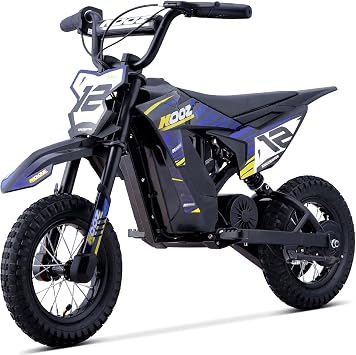 MotoTec 36v 300w HP122E Electric Dirt Bike Blue