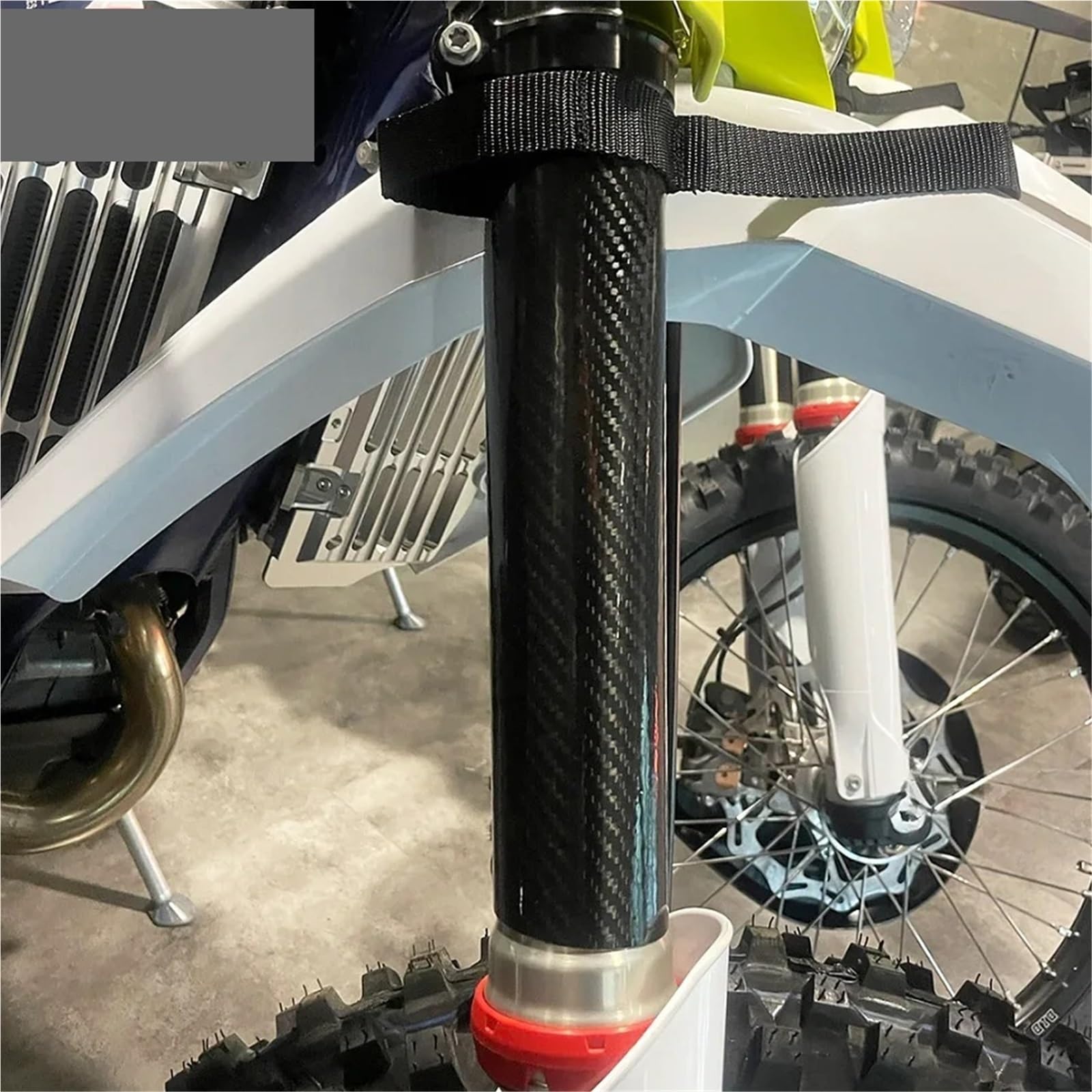 osłona przeciwpyłowa amortyzatora Pasuje do Kawasaki Suzuki części Honda Motocross 160 mm-270 mm Osłona przedniego widelca Wrap Cover(202mm)