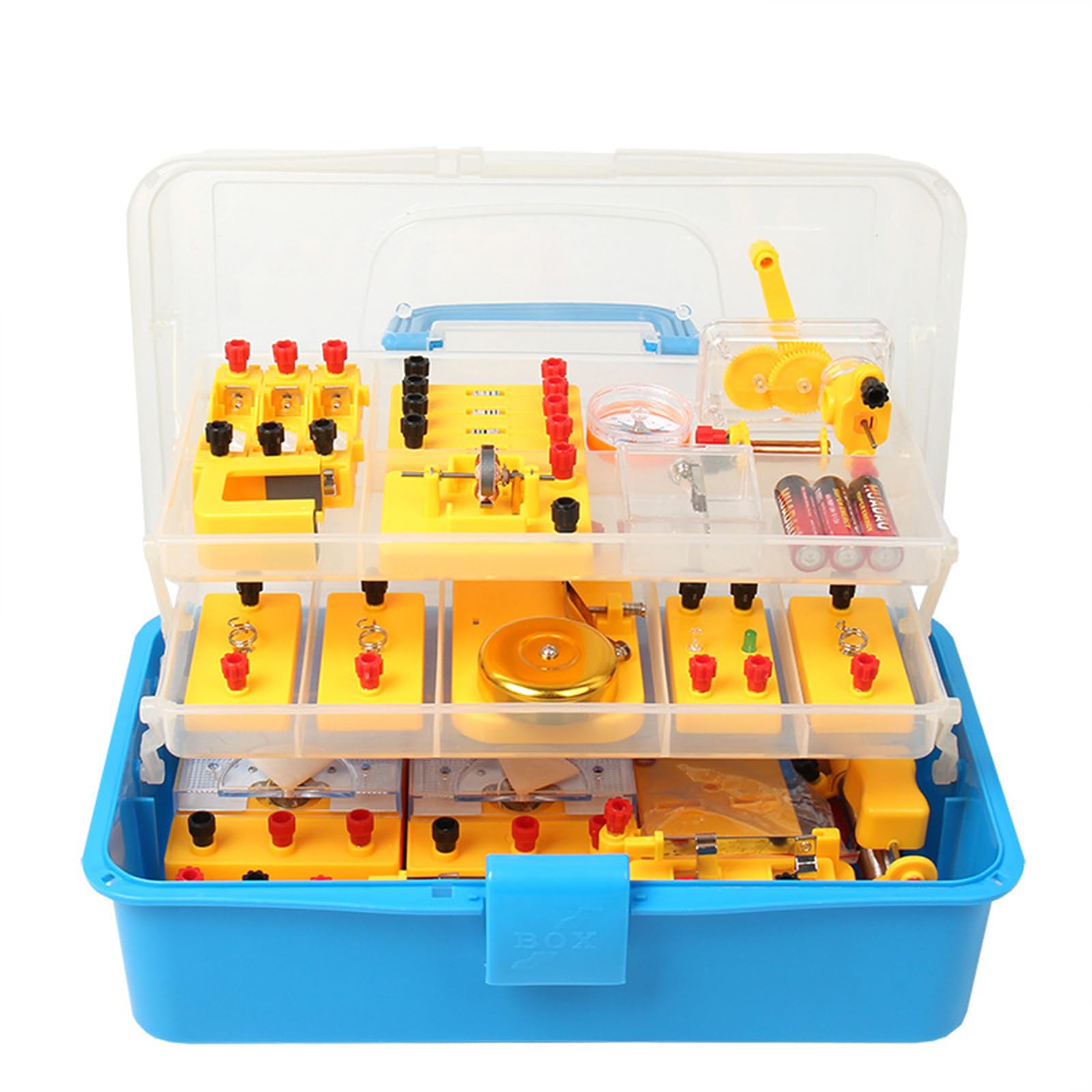 Experimentierkasten für Elektromagnetismus, umfassende Schaltung, Experimentierkasten, Physik, Lehrhilfe für Wissenschaftslabors, Klassenzimmer, Elektromagnetismus, Demonstration
