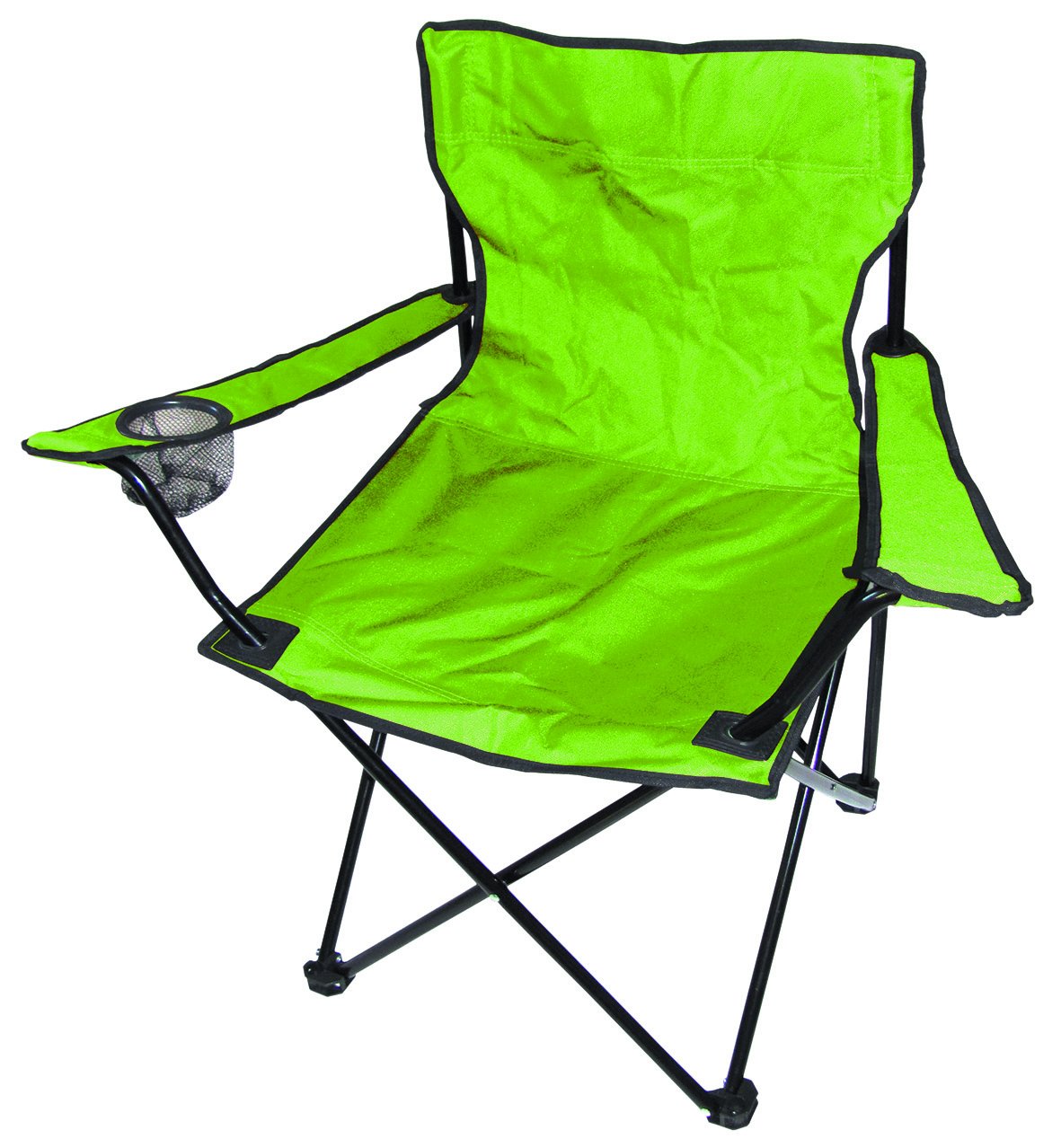 Mojawo 3 pièces Ensemble de Meubles de Camping en Aluminium 70 x 50 x 59 cm 1 Table de Camping avec poignée de Transport + 2 chaises de pêcheur, chaises Pliantes de Camping Vert Citron