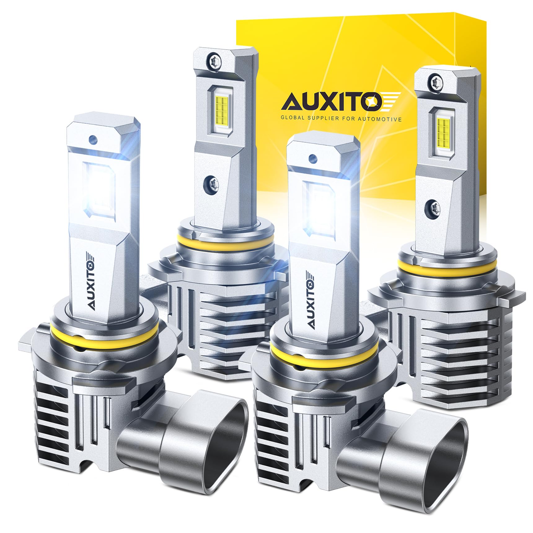AUXITO 9005 9006 Bulbs Combo 1400% Brighter HB3/HB4 Bulbs