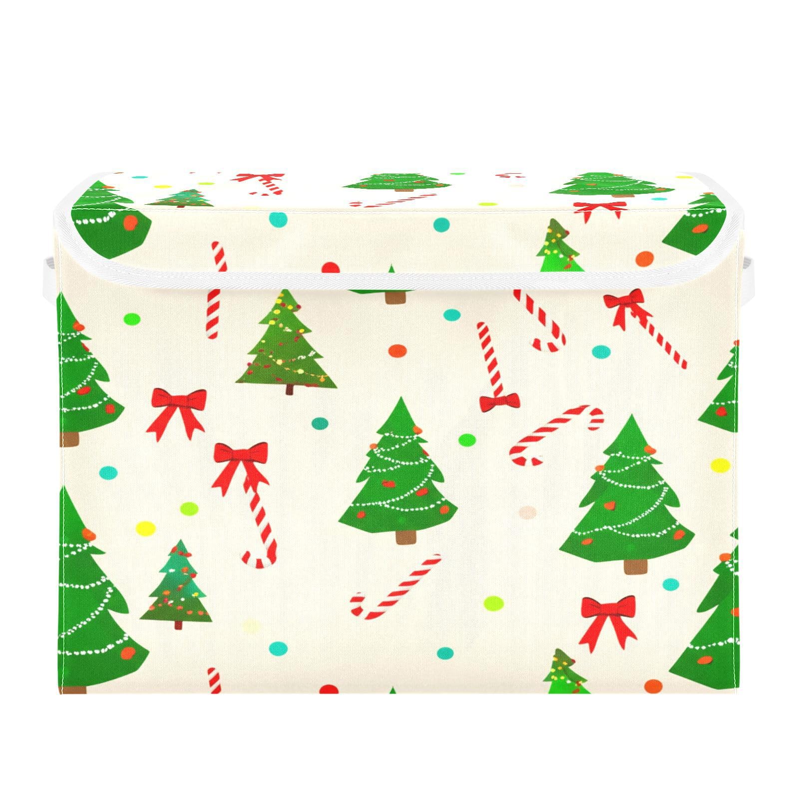 Grande boîte de rangement pliable en tissu au design épuré pour dressing