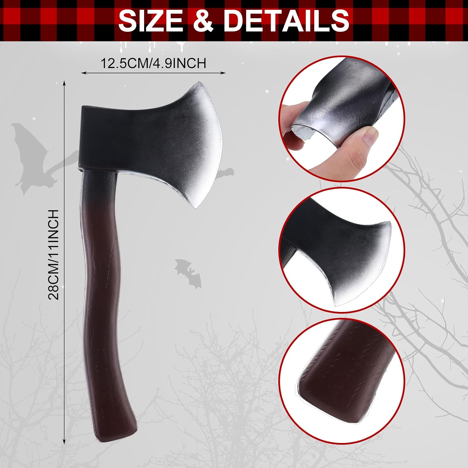 Libima 5 Pcs Lumberjack Costume Set Halloween Costume Party