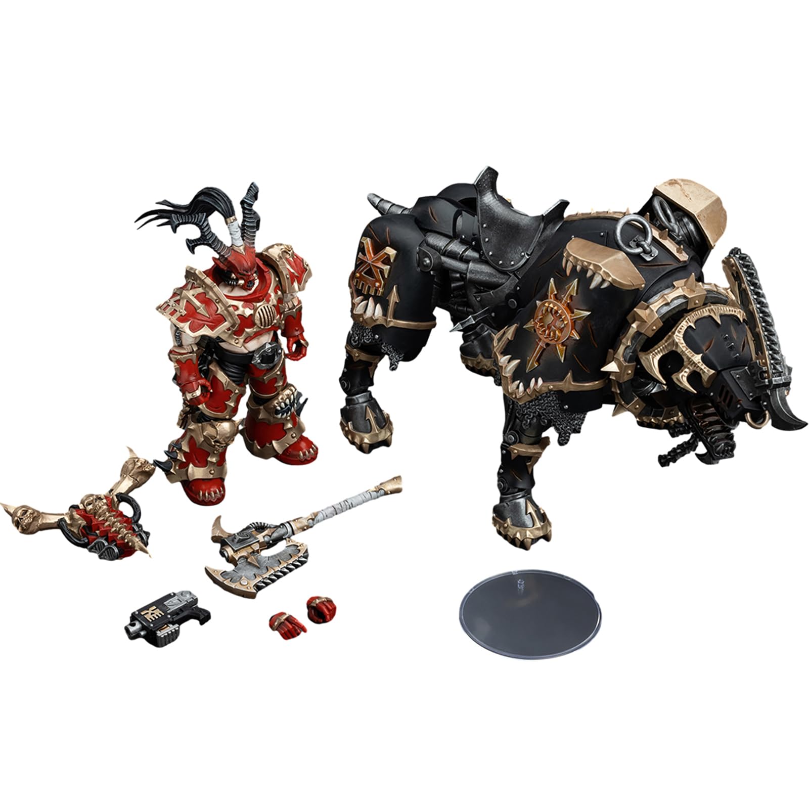 JOYTOY Warhammer 40k World Eaters Lord Invocatus 1/18 Action Figure,Combining Collection Value And Fun Of Playing — image 1