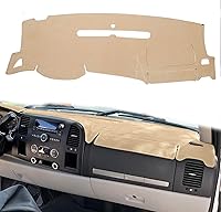 Vista 1 de Cubierta del tablero para GMC Sierra y Chevrolet Silverado - Se adapta a modelos 2007-2013 con dos guanteras. Alfombrilla de tablero de ajuste