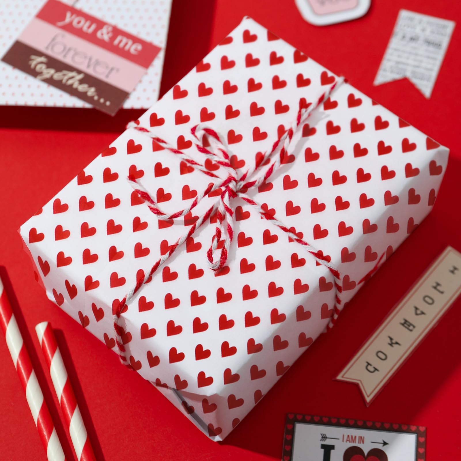 Papier De Soie Rouge Lot De 60 Feuilles De Papier De Soie Sans Acide Pour La Saint-Valentin Papier De Soie Vert