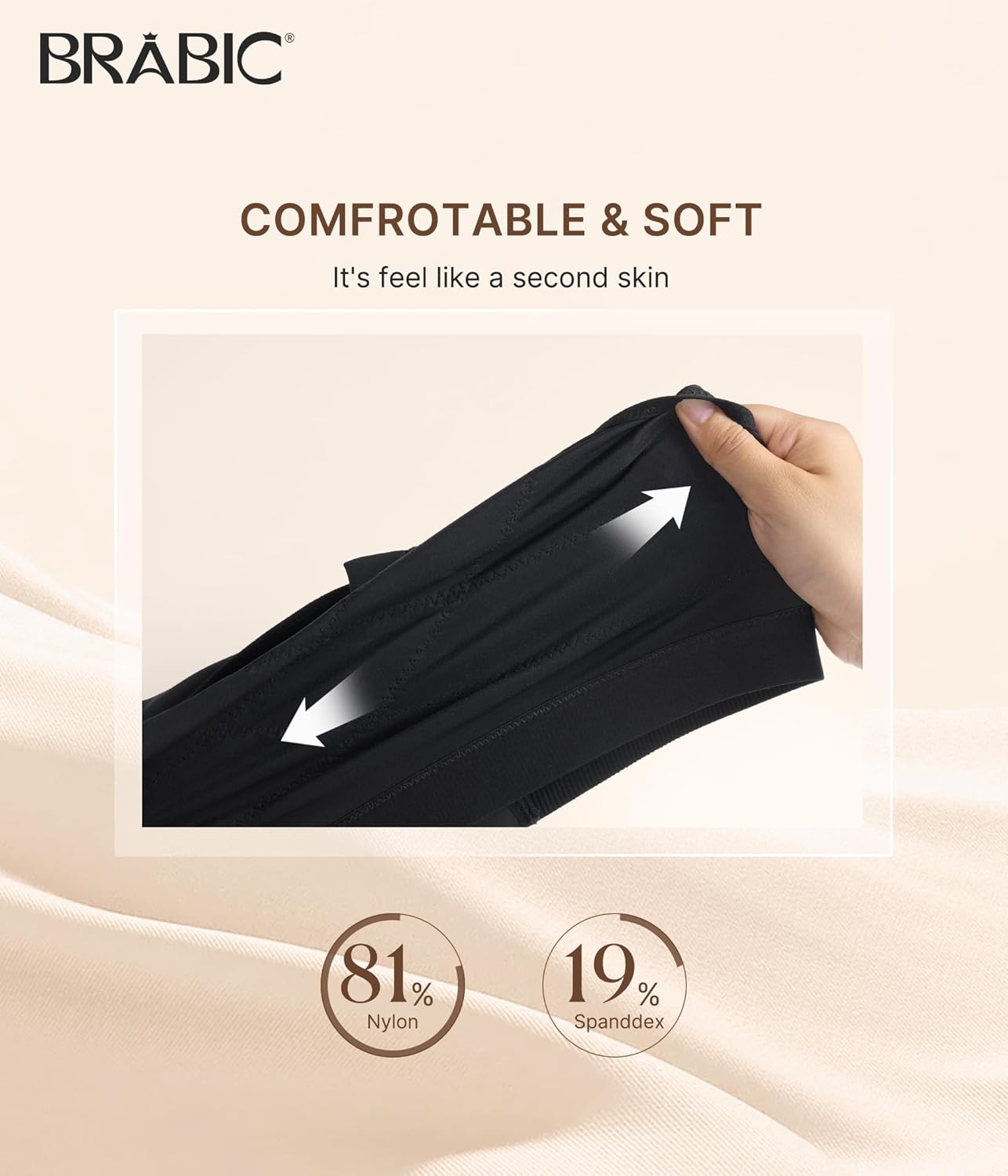 BRABIC Front Closure Bras for Women Compression Surgical Bra No Underwire Full Coverage Wireless Bralette - Image 3