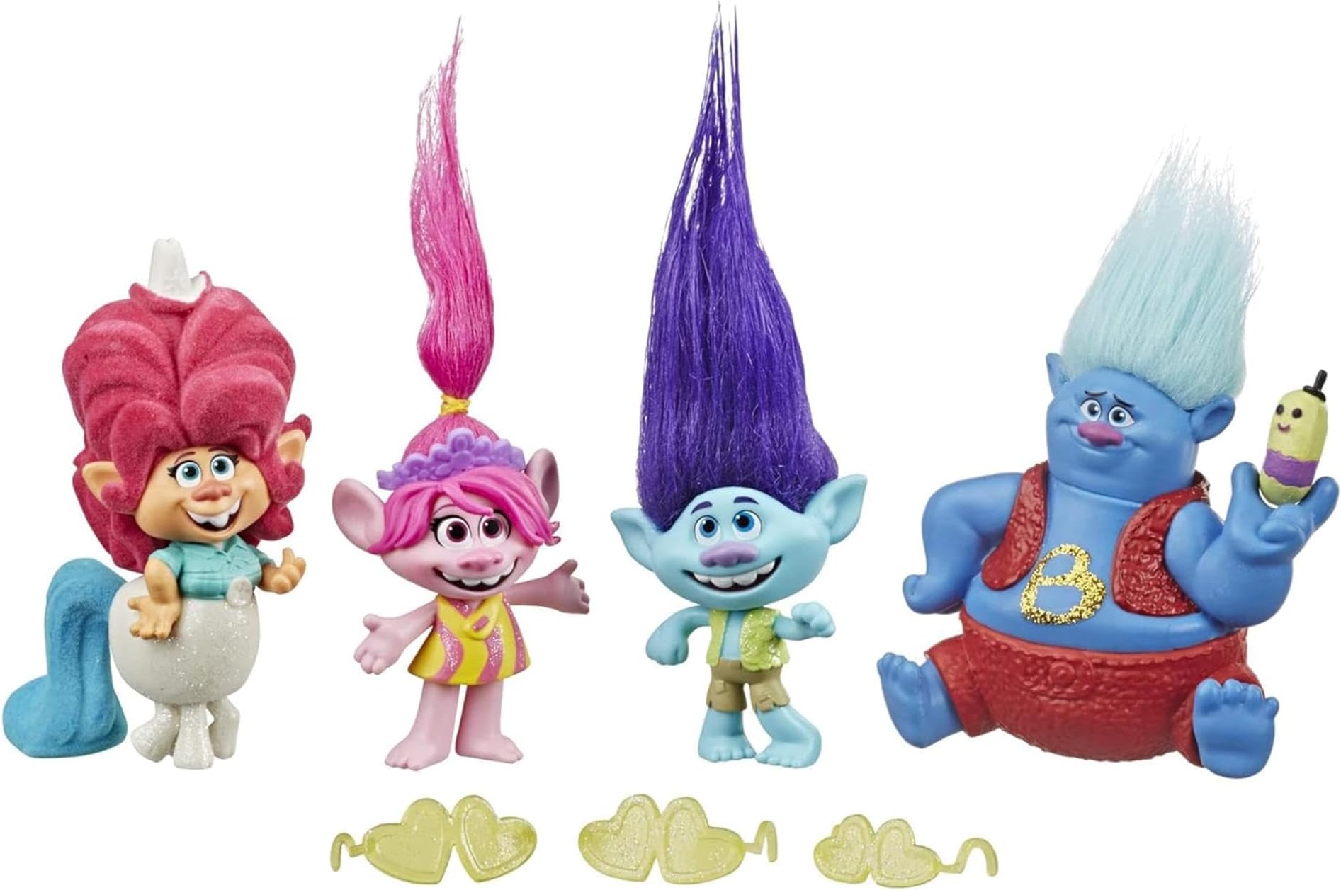 World Tour Movie Inspired Lonesome Flats Tour Pack, 5 Small Doll Set, Toy for Kids 4 Years and Up