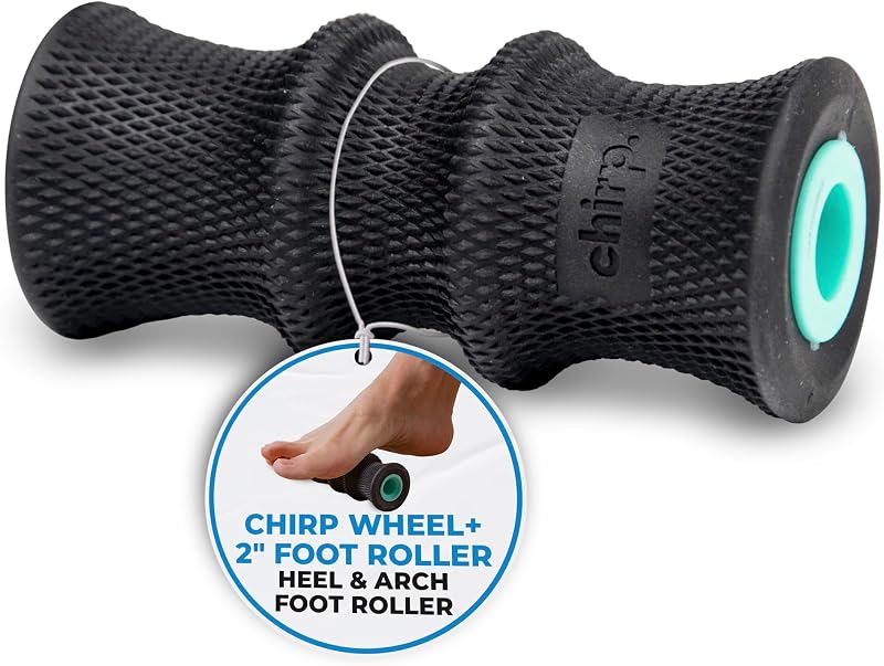 Foam Roller for Foot Massage and Pain Relief, Wheel+ 2" Foot Roller | Foot Roller, Foam Roller for Feet and Arches, Plantar Massage, Muscle Recovery, Compact 2 Inch