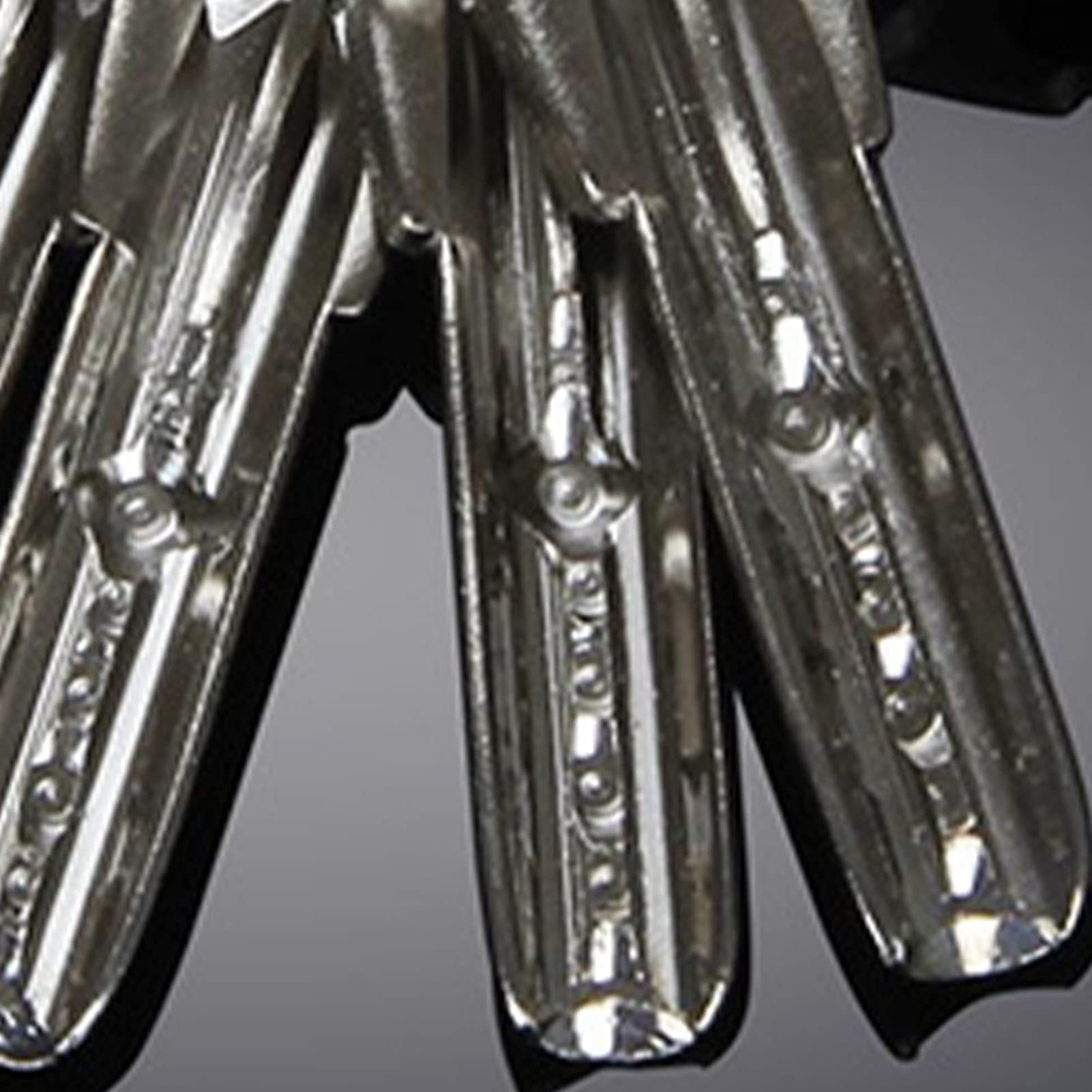 Serrure de porte extérieure avec 5 clés KUIDAMOS pour verrouillage de sécurité de maison