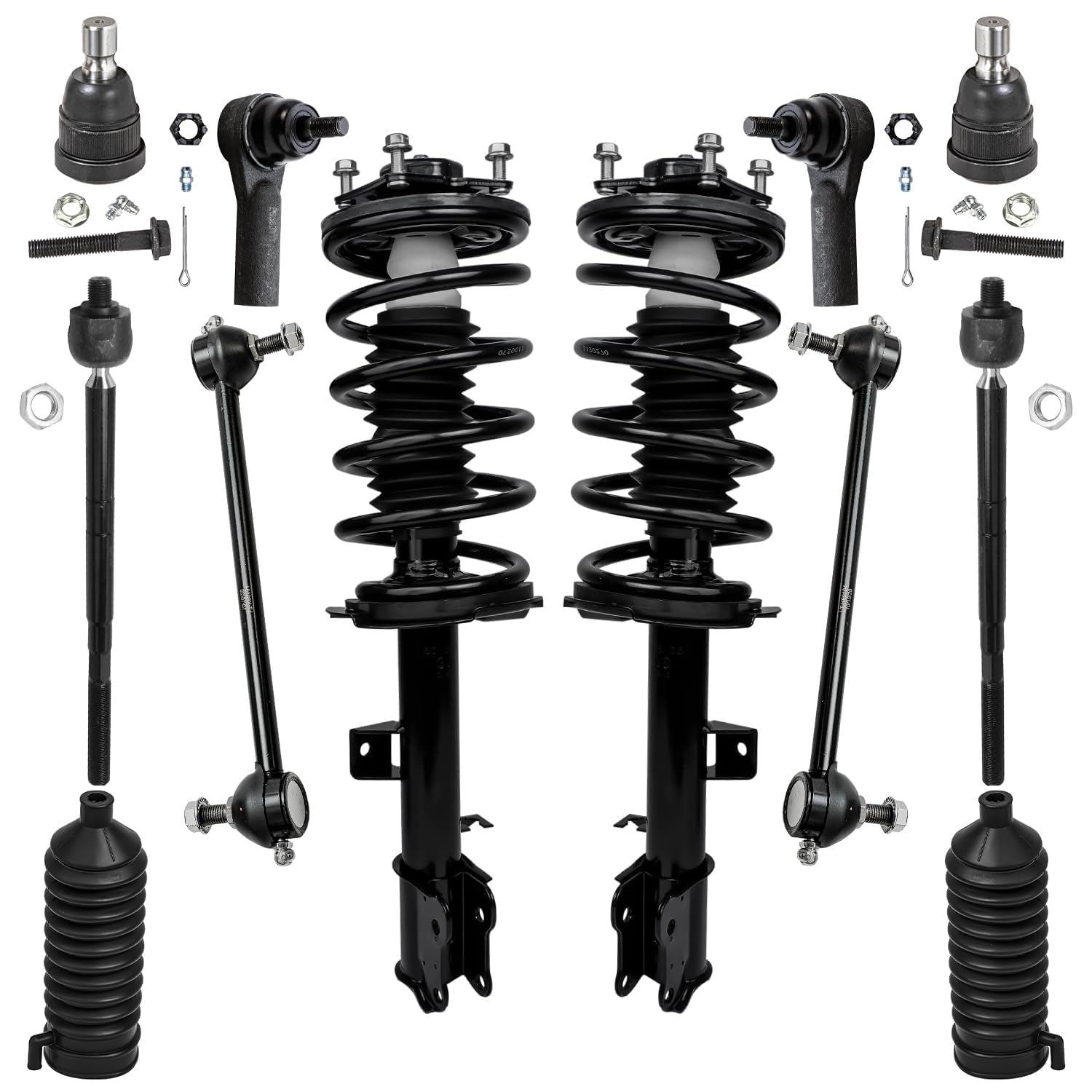 Detroit Axle - 12pc Front Susp. Kit for 01-04 Ford Escape Mazda Tribute