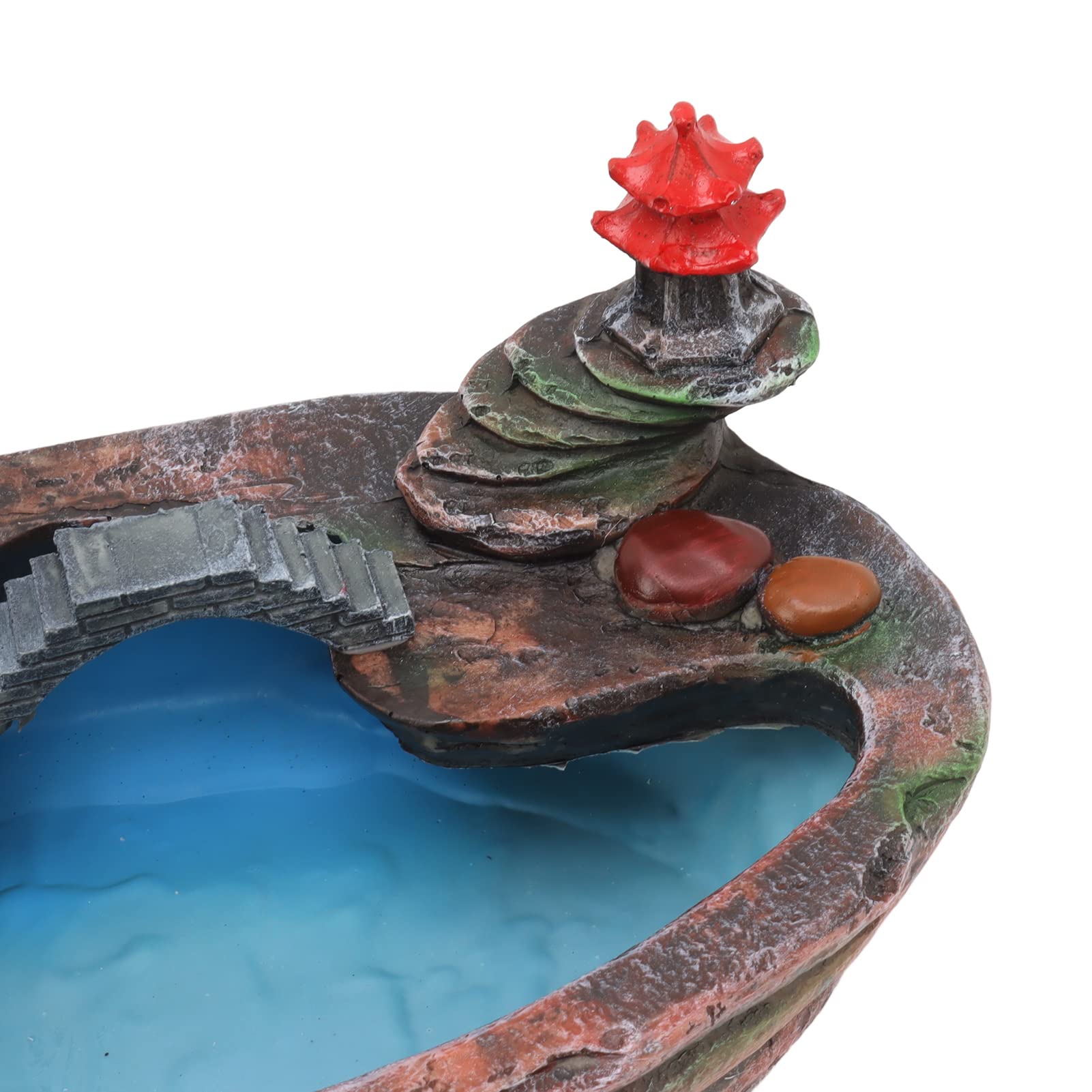 Fontaine D'intérieur avec Brouillard, Fontaine D'intérieur avec éclairage, Cascade de Fontaine D'intérieur, Fontaine de Bureau en Résine de Fontaine D'intérieur de Rocaille