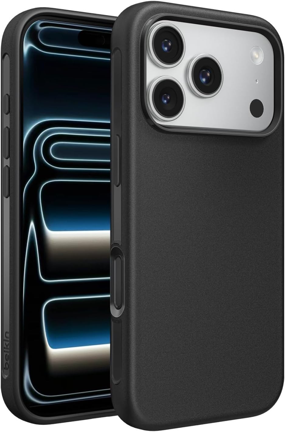 Belkin for iPhone 17 Pro Case, Protect, MagSafe Compatible w/Anti-Scratch & Anti-Yellowing Treated Coating, Touch Sensitive Camera Control - Military Grade, Slim Design, Shockproof, Protective