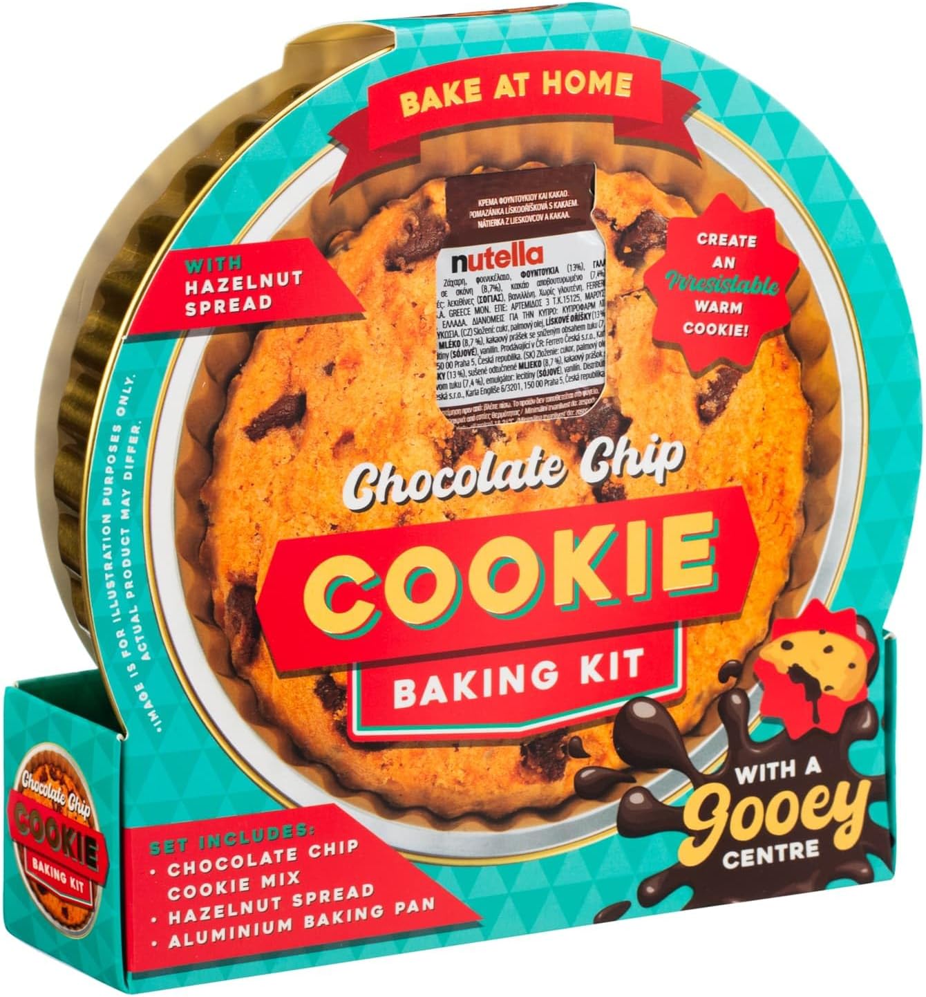 Chocolate Chip Cookie Baking Kit 235g Nutella's Includes Brownie