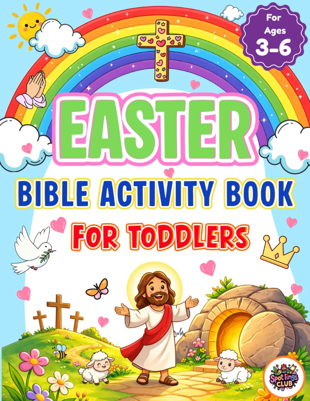 Easter Basket Stuffers for Toddler : Easter Gift for Kids : Easter Bible Activity Book for Toddler Boys & Girls: The Ultimate Activity Book For ... Tracing, Word Searches, Mazes, and More Fun.