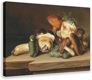 Wild Mushrooms, Vintage Autumn Still Life These Aesthetic Canvas Posters Are Perfect For Decorating The Walls Of Modern Living Rooms And Bedrooms And Come In A Variety Of Styles 12x08inch(30x20cm) Fra