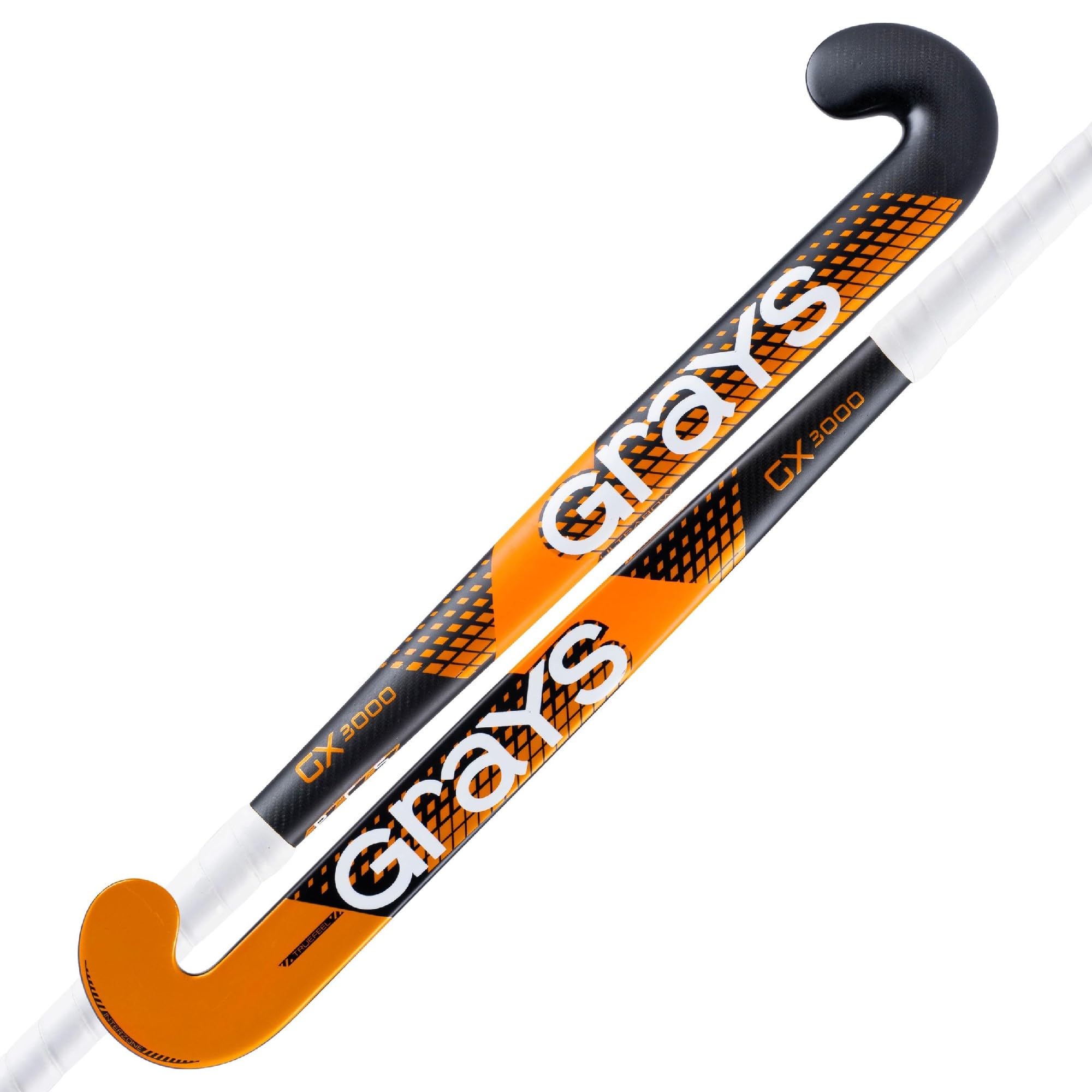 GRAYS Stick Hockey Hierba GX3000 Ultrabow MC Negro/Naranja (36.5)