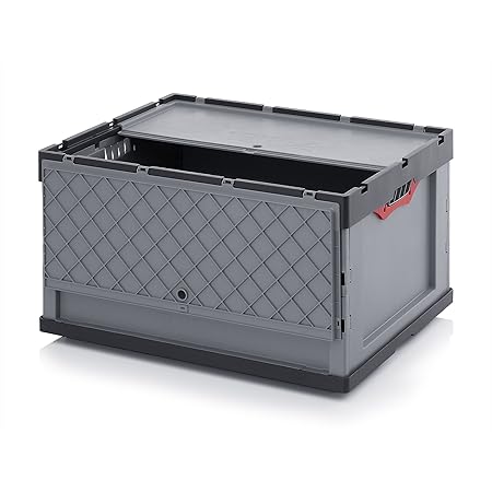 Profi-Faltbox Cassetta Pieghevole Professionale 80x60x44 Cm – 188 Litri Con Metro Incluso – Made In Germany – Resistente Al Freddo E Al Calore - 3