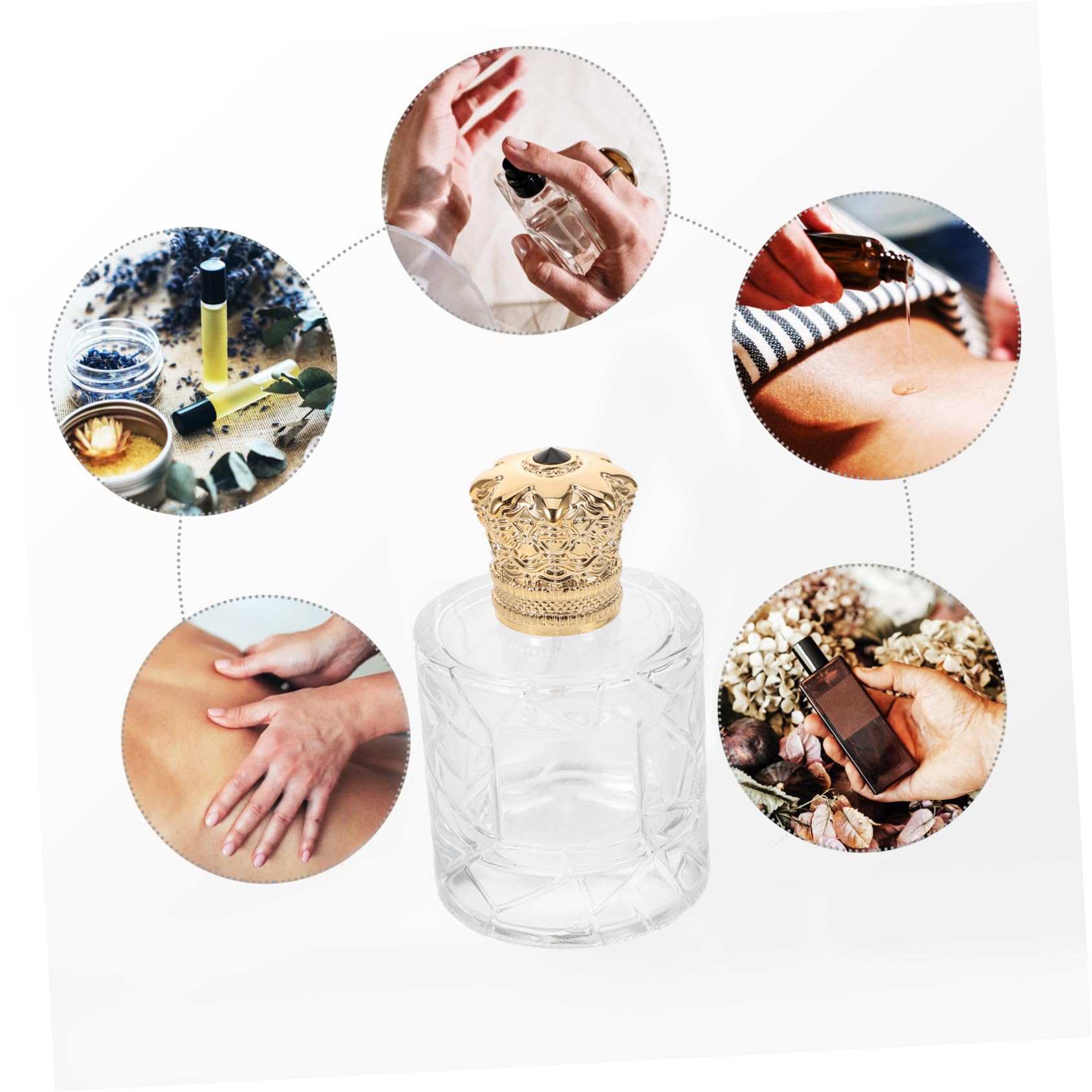 3 Butelki Dozujące Perfumy Mini Butelki Na Próbki Zapachów Atomizer Podróżny Butelka Uzupełniająca Fiolki Na Próbki Szklana Butelka