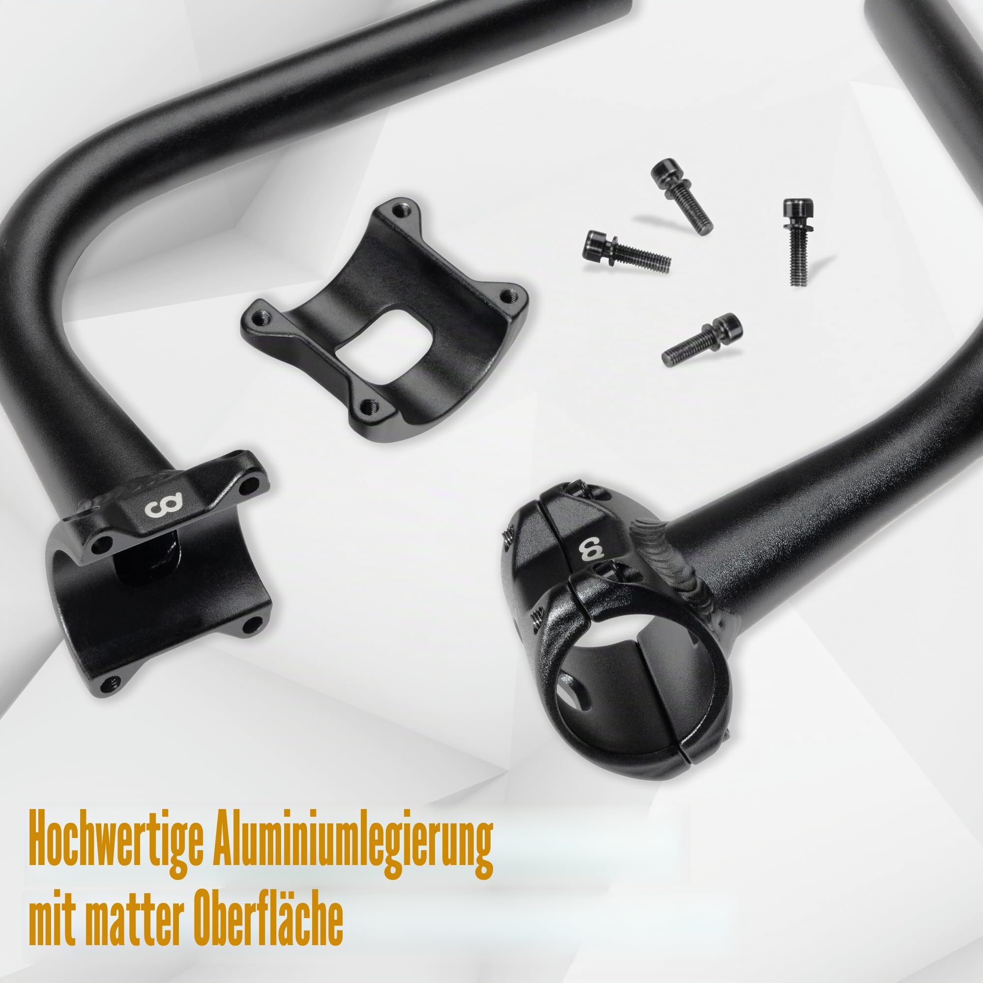 CyclingDeal Lenkerverlängerungen für Indoor-Heimtrainer, tolles Lenkerverlängerungszubehör für Peloton, kompatibel mit Fahrradlenkergriffen, 1 Paar Sport & Freizeit