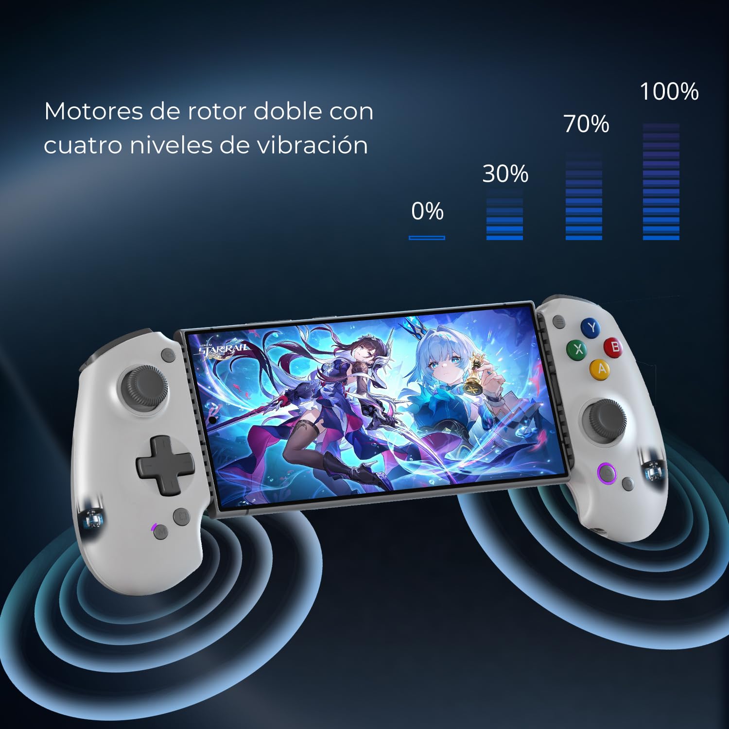 S9 - Controlador de teléfono para juegos para iPhone 15/16, iPad 6/7 y tableta de teléfono Android, Bluetooth y tipo C con aplicación, para Roblox, Genshin Impact, Call of Duty, Hall Joystick