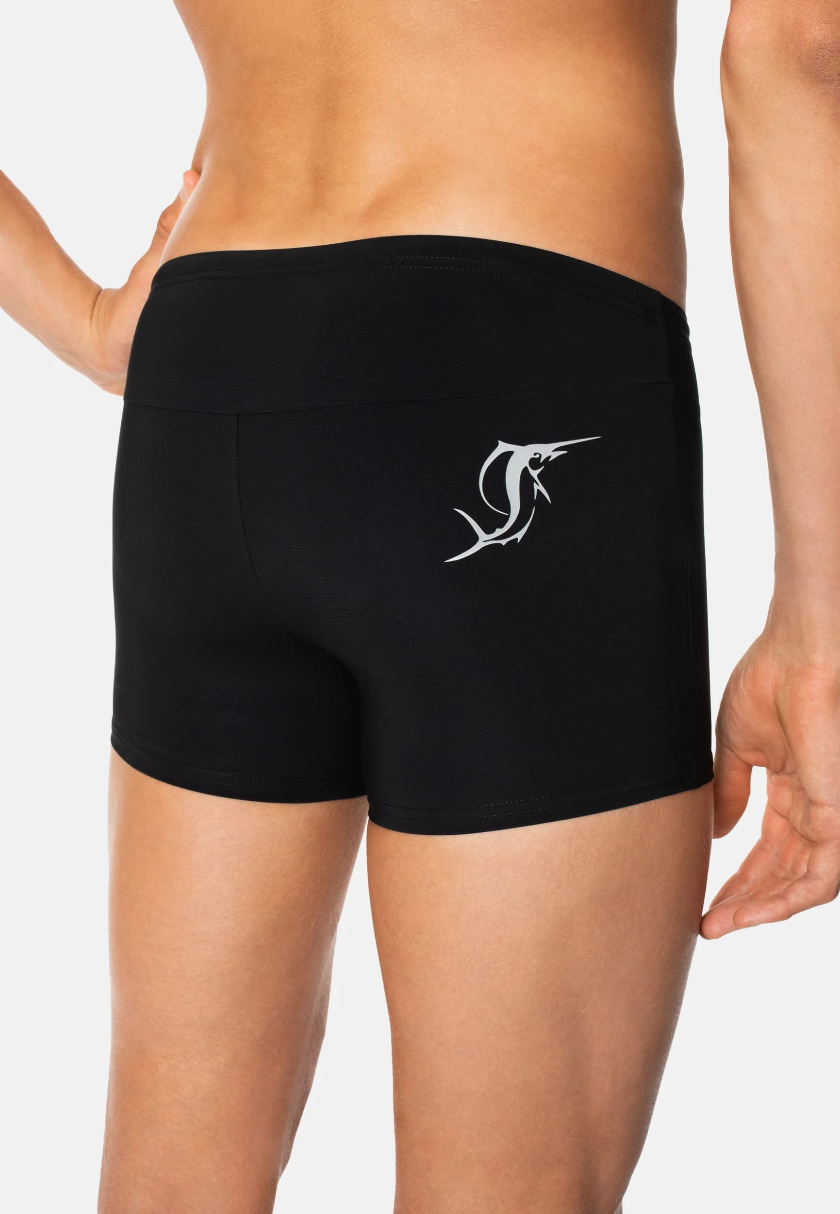 Sailfish® Power Short Herren Badehose | Sportliche Schwimmhose mit Muskelkompression & Bewegungsfreiheit | Performance Swimwear für Training & Triathlon | Enge Badehose