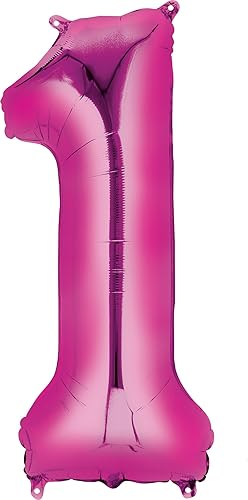 Miniatura 7 de Moana Party Supplies - Ramo de globos para primer cumpleaños, color rosa