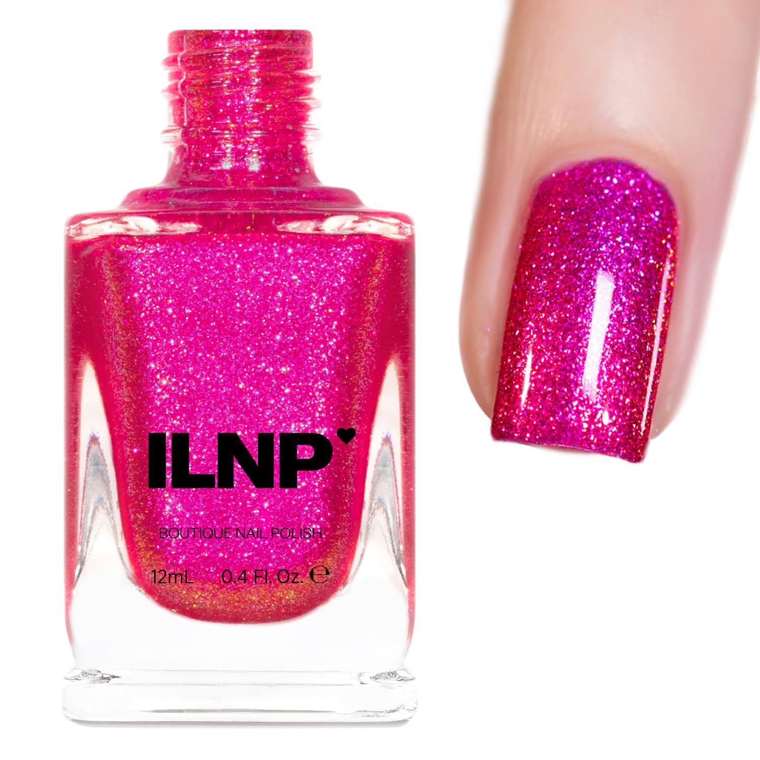 ILNP Petals - Radiant Magenta Shimmer Nail Polish