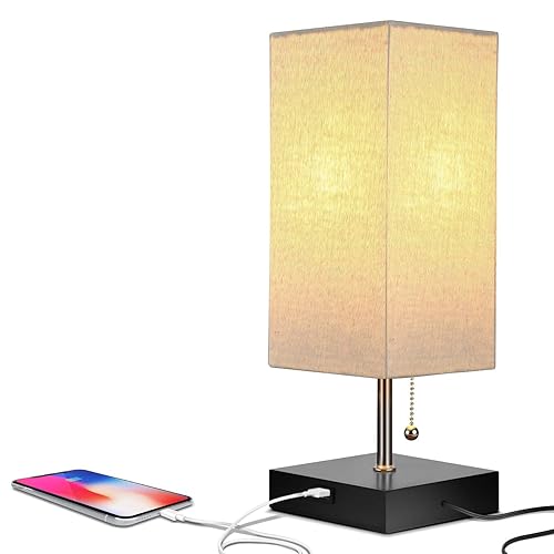 Brightech Grace LED Table & Desk Lamp with USB Port