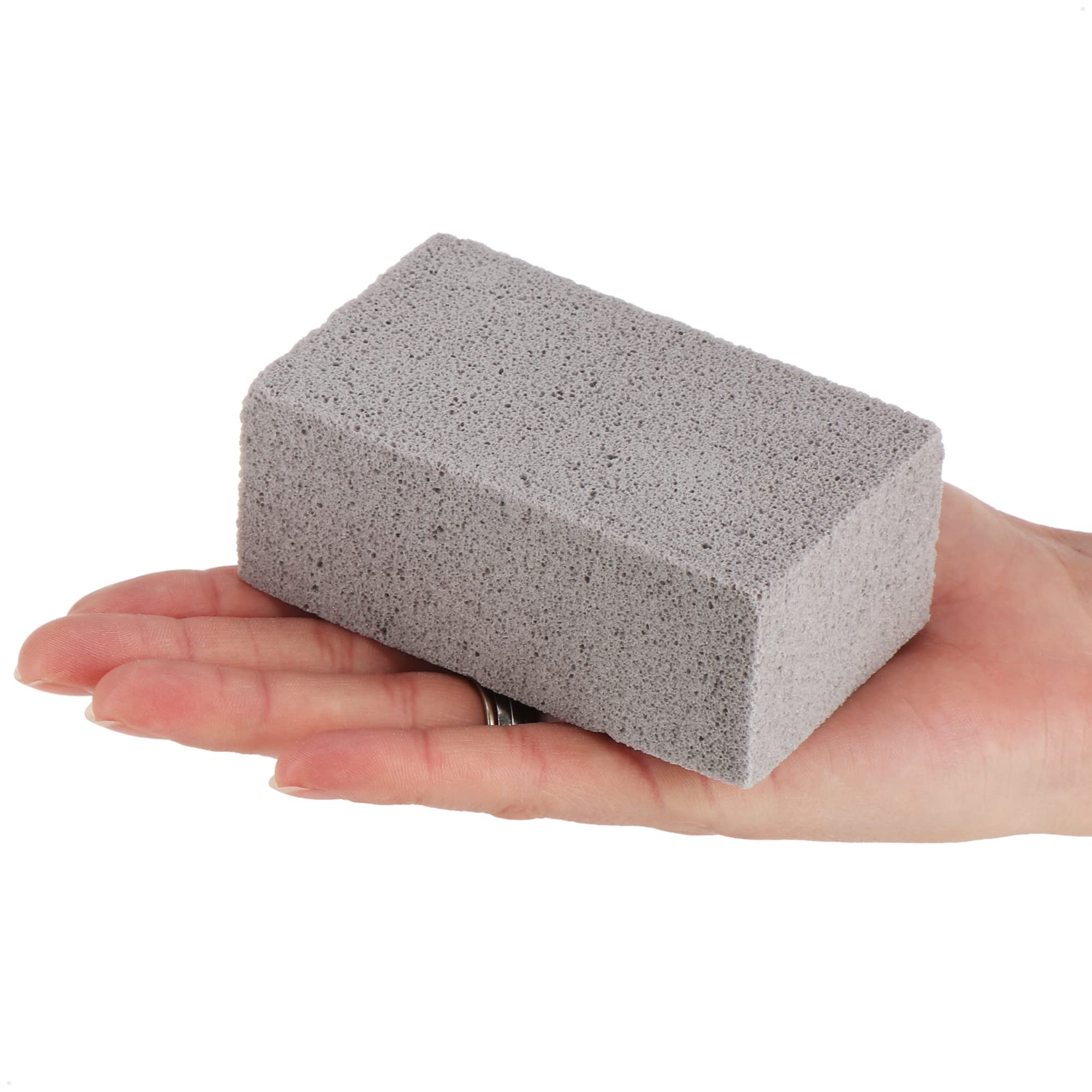 COM-FOUR® 4x kamien do czyszczenia grilla - pumeks do czyszczenia róznych powierzchni - skrobaczka do garnków wielokrotnego uzytku - kamien do czyszczenia (04 sztuki - Kamien do czyszczenia grilla)