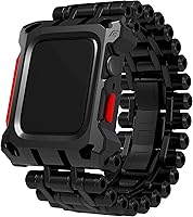 Vista 3 de Element Case Correa de reloj Black Ops para Apple Watch Series 7/8 (1.772 pulgadas), resistente, audazmente única, correa de reloj de metal