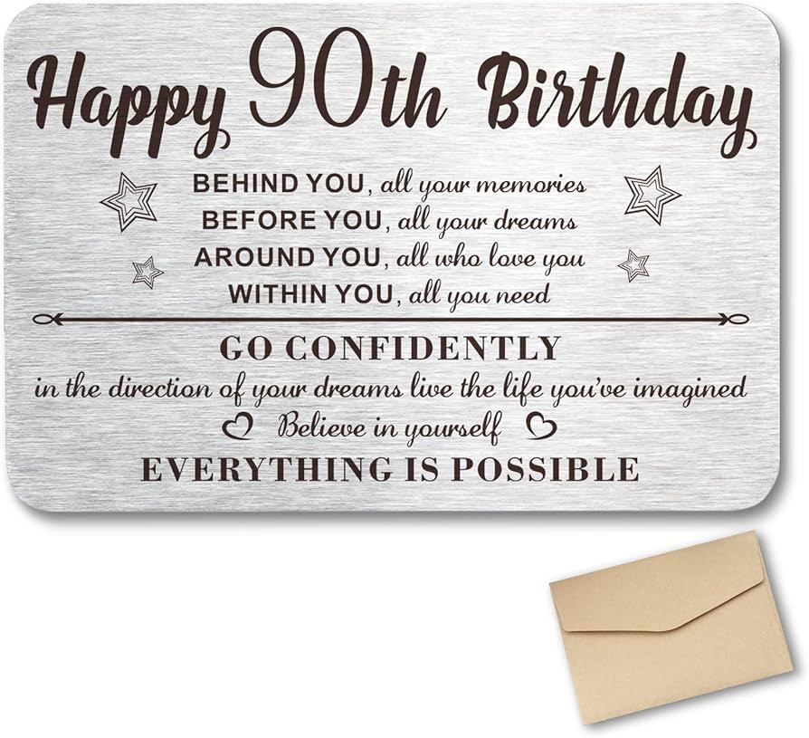 Amazon.com: Qordyum 90th Birthday Card Gifts for Women Men Happy 90 Year Old Women Men Gift Ideas Engraved Wallet Card Birthday Gifts for 90 Year Old Grandma Grandpa : Clothing, Shoes & Jewelry amazon-com-qordyum-90th-birthday-card-gifts-for-women-men-happy-90-year-old-women-men-gift-ideas-engraved-wallet-card-birthday-gifts-for-90-year-old-grandma-grandpa-clothing-shoes-jewelry
