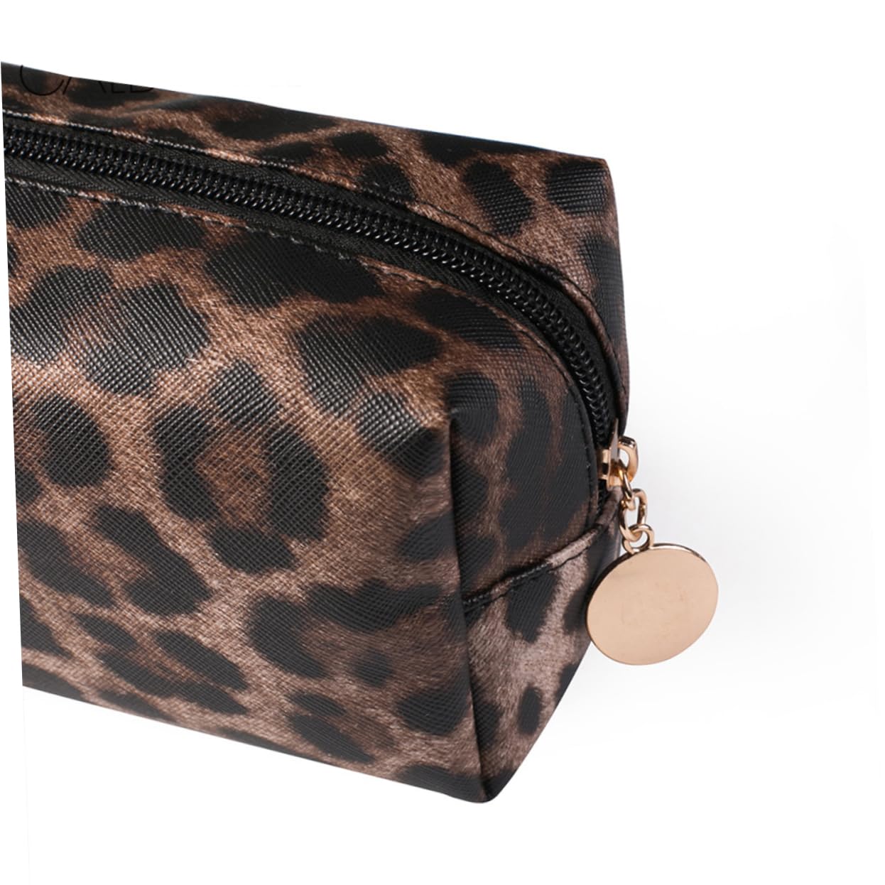 Didiseaon 6piezas Dark Leopard Makeup Bag PVC Transparent Multifunctional Storage Pouches Gran Capacidad para Cosméticos y