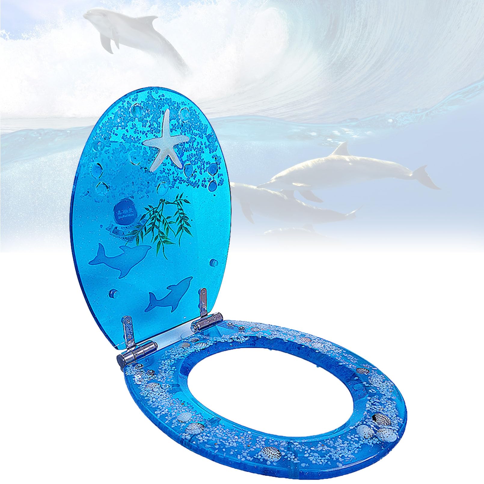 Abattant WC Blue Ocean avec frein de chute et siège ergonomique