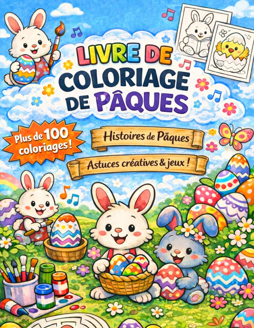 Livre de coloriage de Pâques