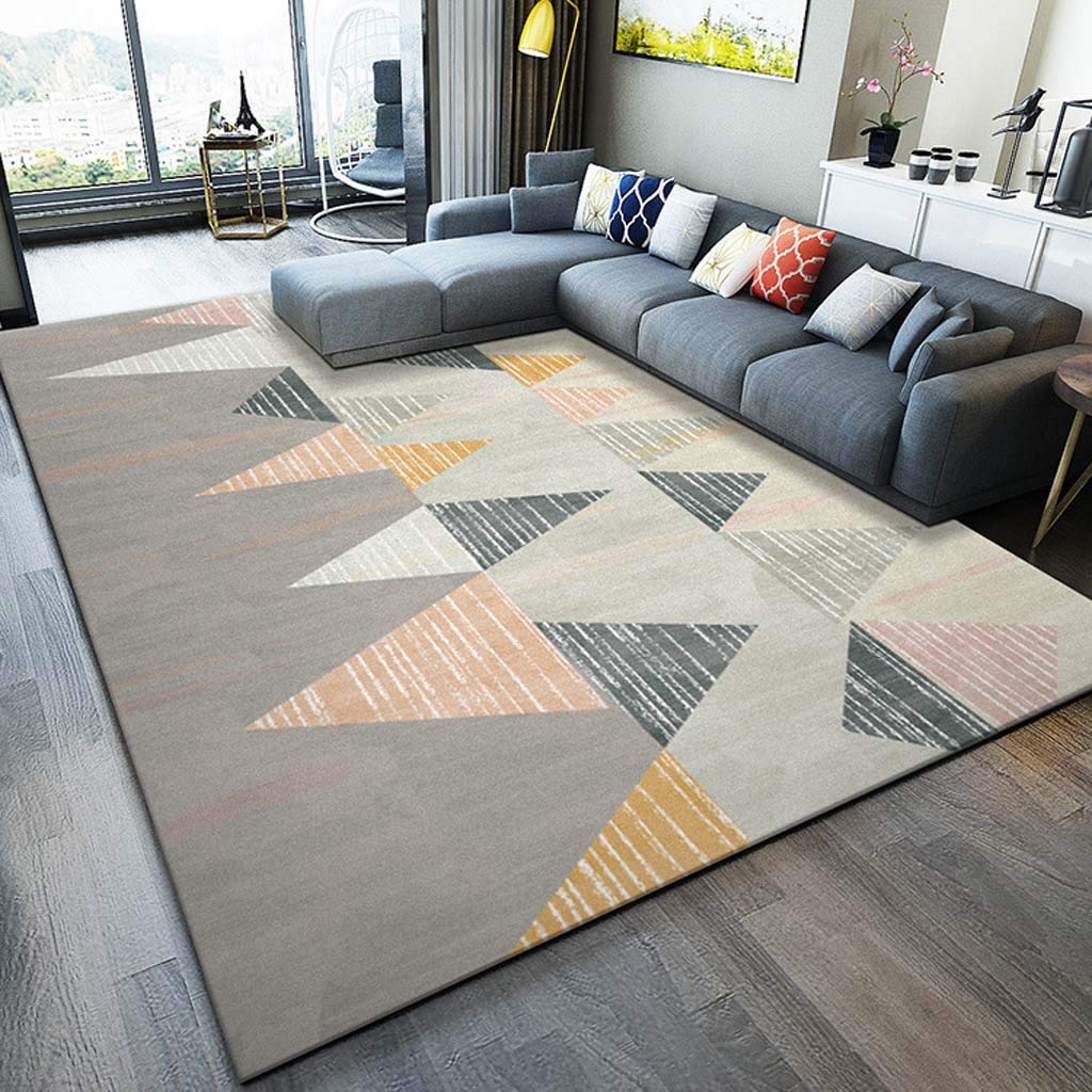Tapis géométrique 160x230cm moquette de chambre et grand foyer villa