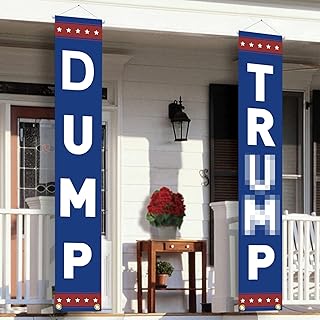 Anti Tr××p 2025 Flag Banners Dump Tr××p 71x12in - FDT No Tr××p Outdoor Porch Yard Sign Garden Door Wall Decorative Not My President Against for Home Yard Office Indoor Outdoor Wall Party Supplies Decor