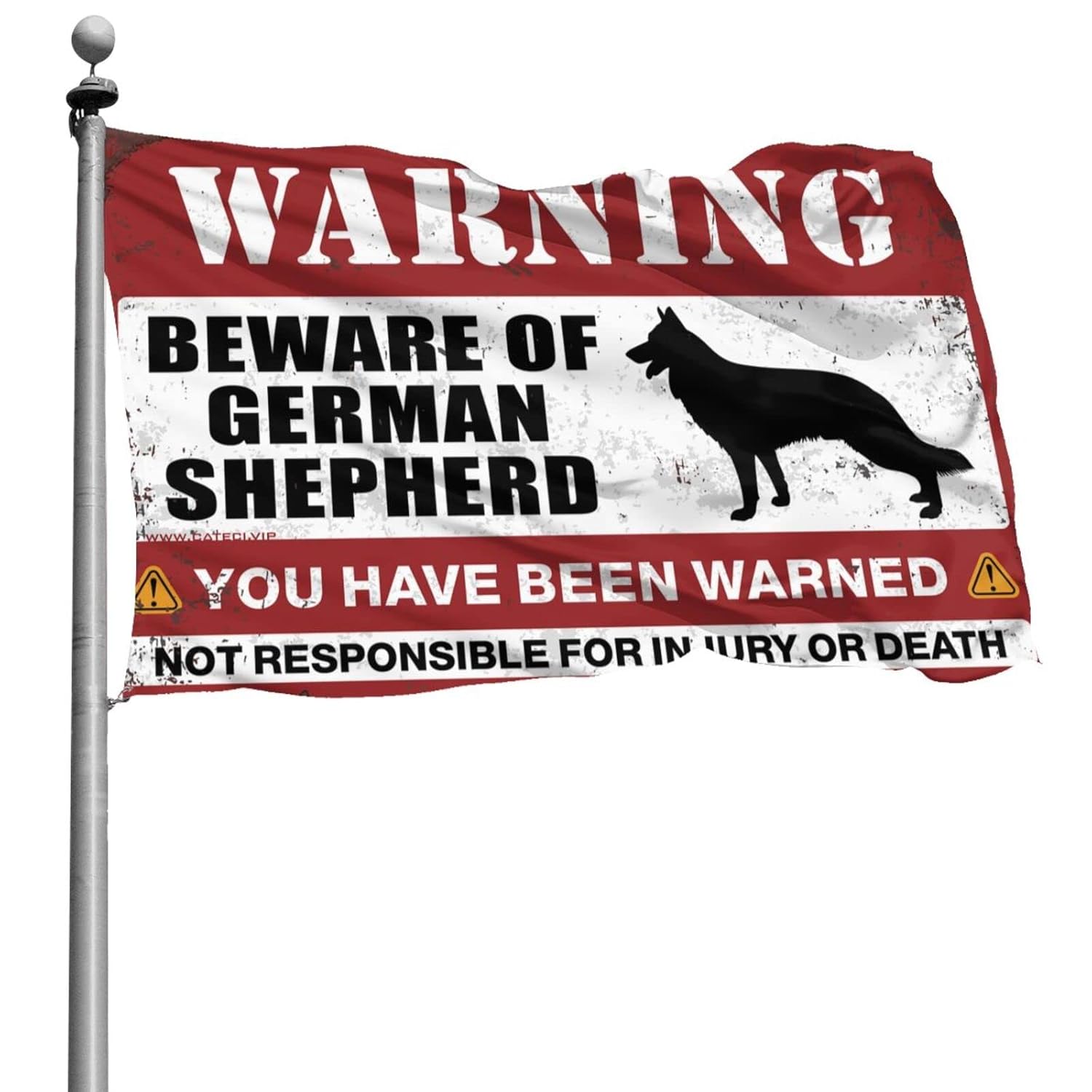 面白いバー装飾 ジャーマンシェパードフラッグ 寮の部屋 ファニーガーデンフラッグ ファニー(サイズ:152X244CM)