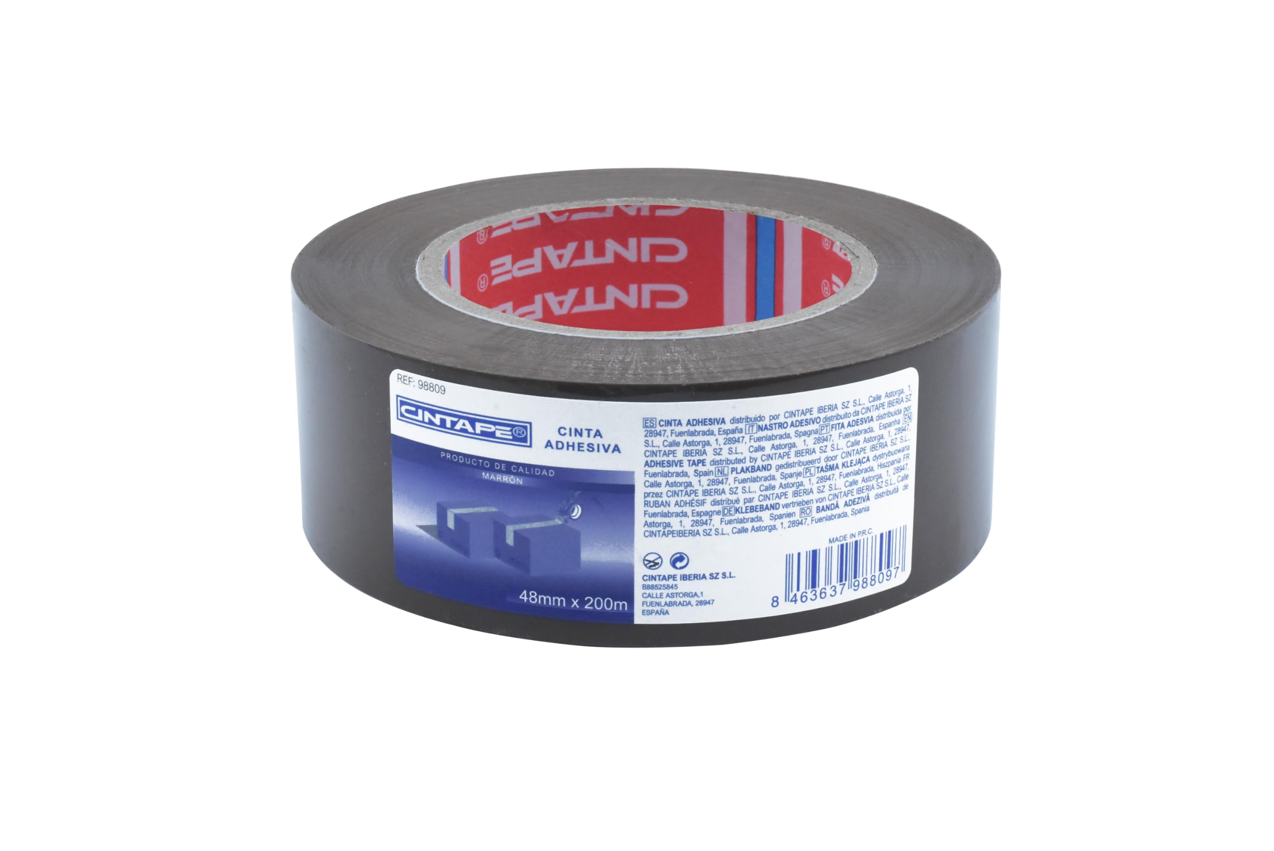 Cinta para Embalar Precinto Marron 48mm×200m Paquete 36 Rollos Cinta de Embalaje extra Fuerte Cintas adhesivas para cajas
