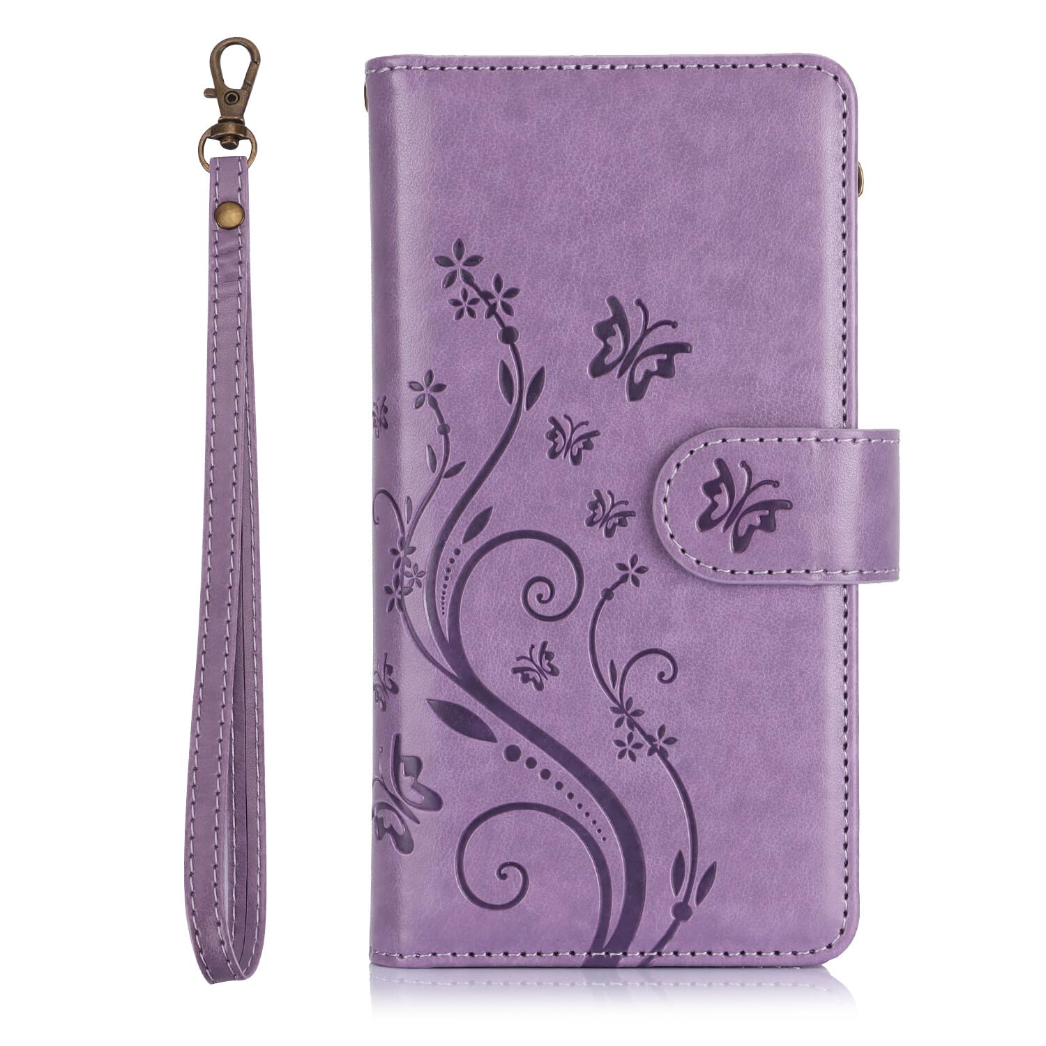 Étui portefeuille pour Samsung Galaxy Z Fold 7 violet clair - 8