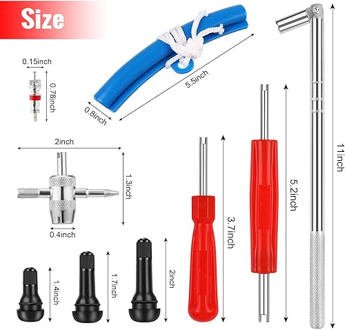 Miniatura 6 de Juego de herramientas para cambiar neumáticos de motocicleta de 14.5 pulgadas, juego de herramientas para cambiar neumáticos, palancas de cuchara de