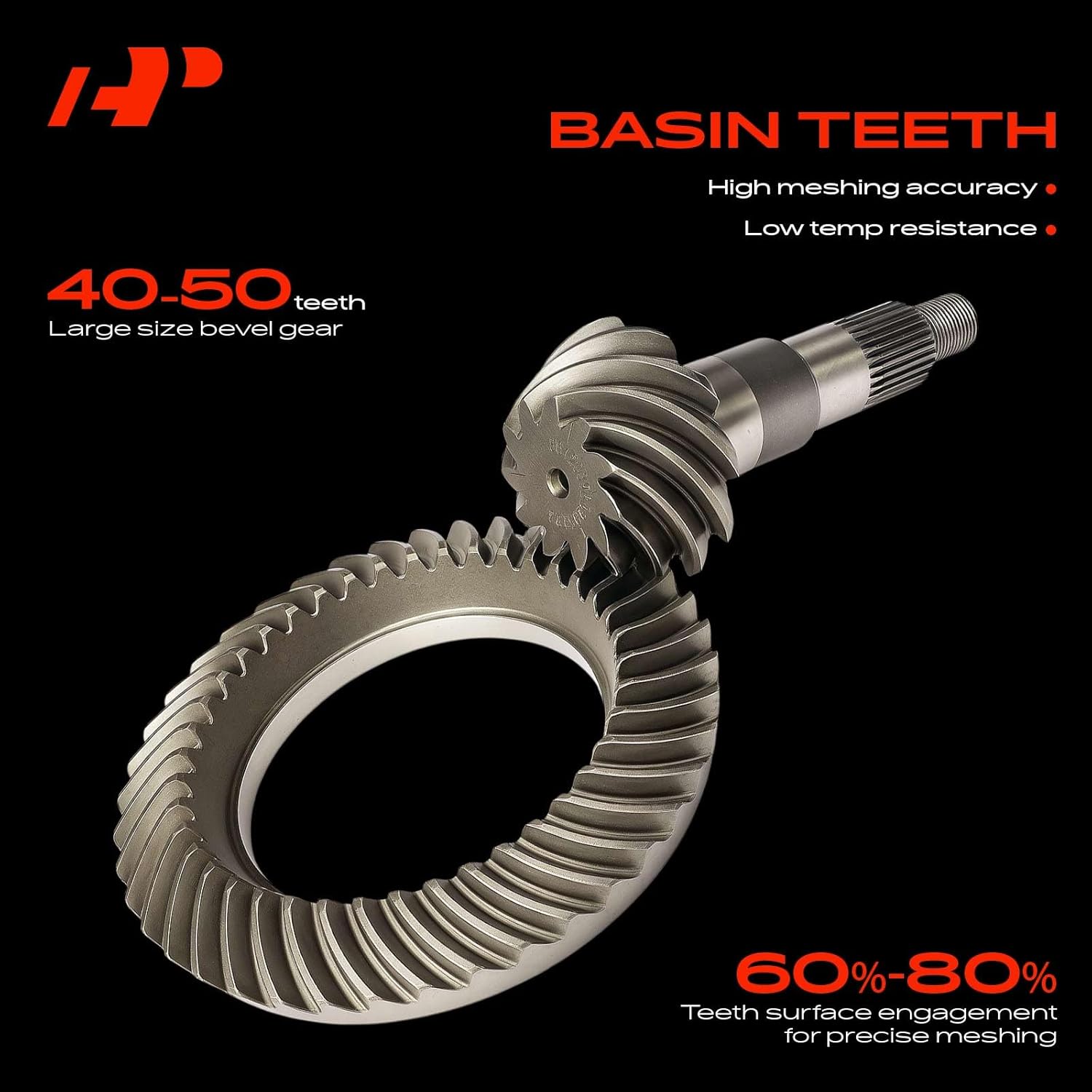 A-Premium Front Differential Ring & Pinion Compatible with Chevrolet, GMC & Cadillac Models - Silverado 1500, Tahoe, Blazer, K1500 Suburban, Sierra 1500, Yukon, Escalade, 3.73 Axle Ratio