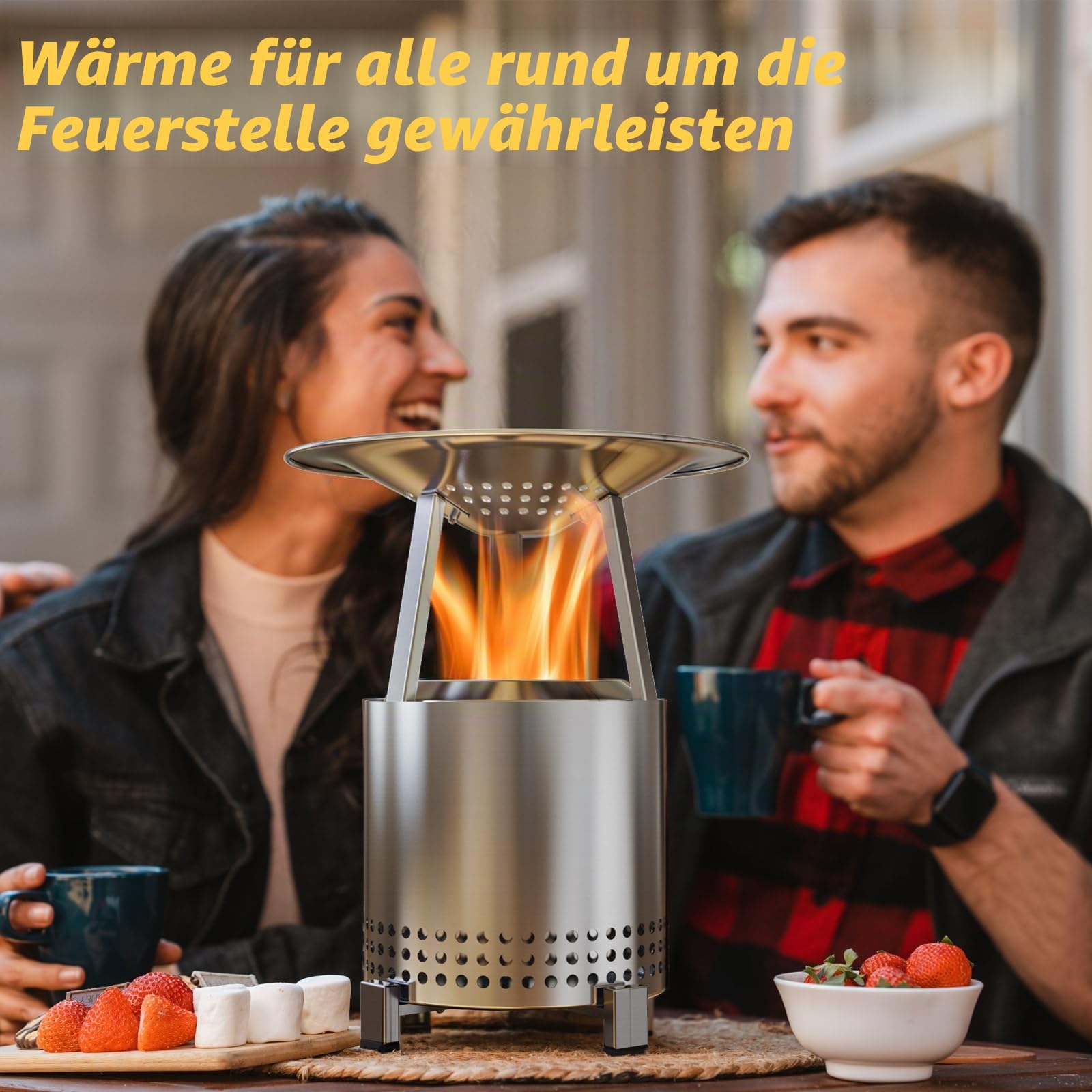 Solo Stove Mesa XL Wärmeabweiser – erweitert den Hitzeradius, fängt Wärme EIN – 304 Edelstahl – inklusive Antikoch-Clip und Aufbewahrungstasche – 27,9 cm (T) x 15,2 cm (H)